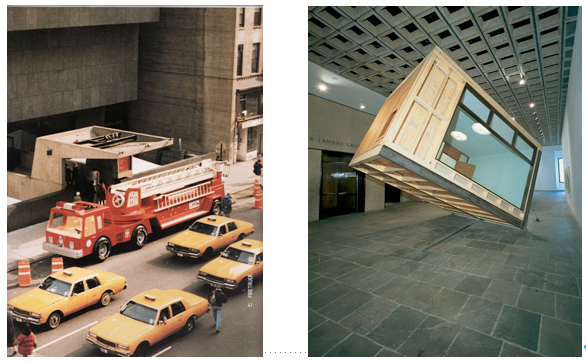 left: Charles Ray, Firetruck right: Glen Seator, Whitney Director’s Office