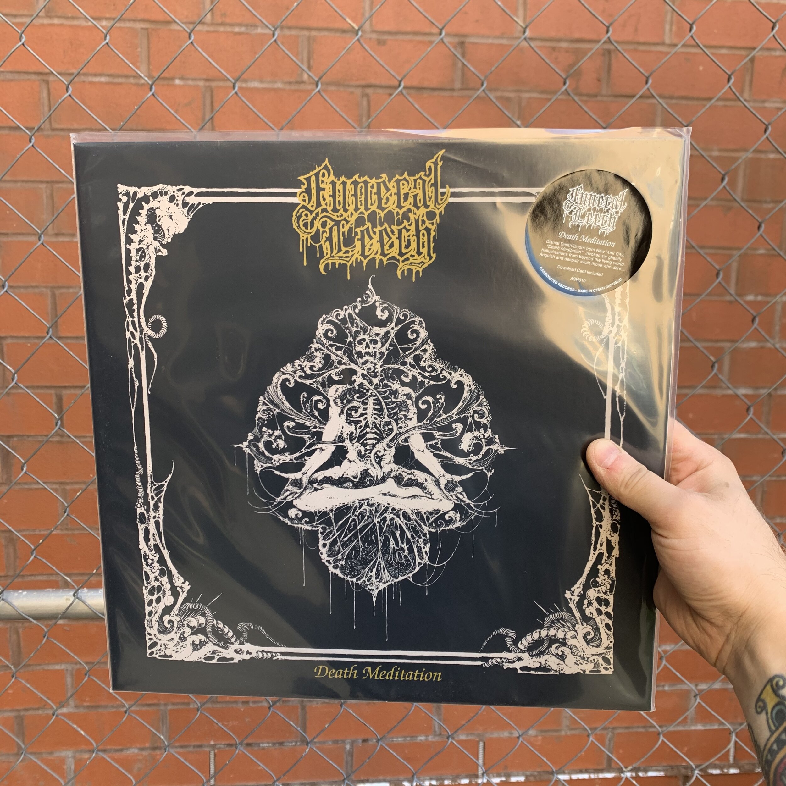 FUNERAL LEECH 'Death Meditation' LP (2nd Press)