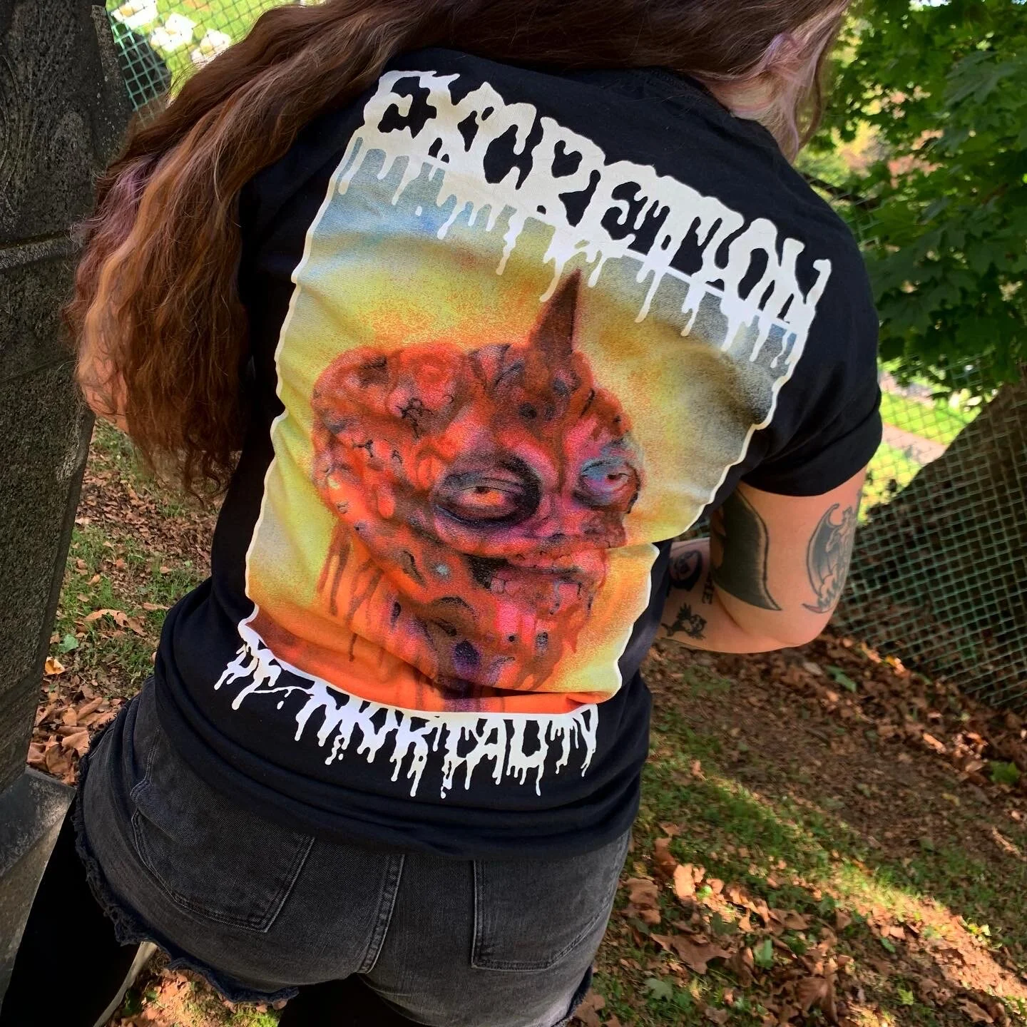 CEREBRAL ROT 'Excretion of Mortality' Pocket Tee