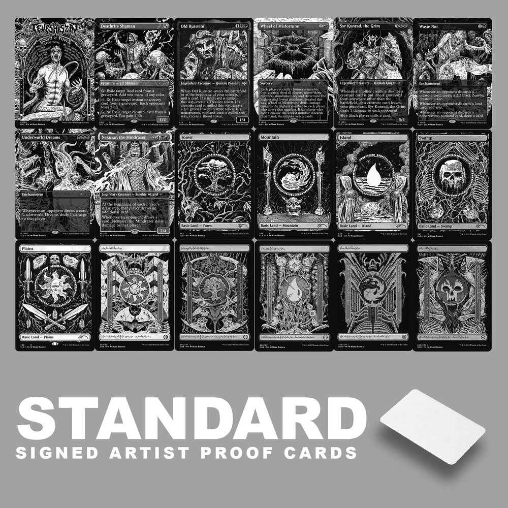 MAGIC: THE GATHERING, Signed Artist Proof Set - 18 Cards (Standard) *PRE-ORDER* PYRE PRESS MERCH MAGIC: THE GATHERING, Signed Artist Proof Set - 18 Cards (Standard) *PRE-ORDER* PYRE PRESS MERCH