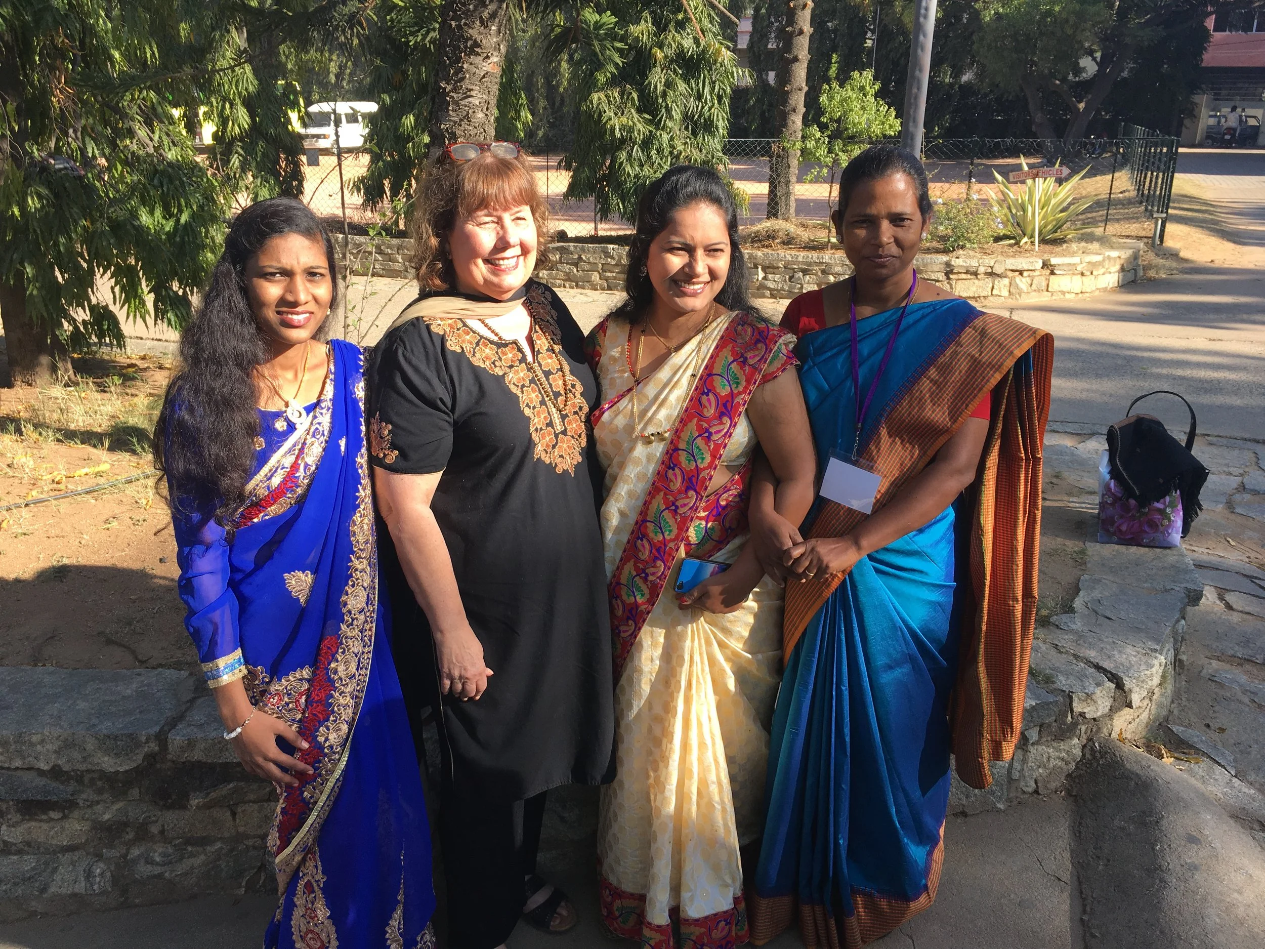 Judy with staff at Bangalore Women’s Event