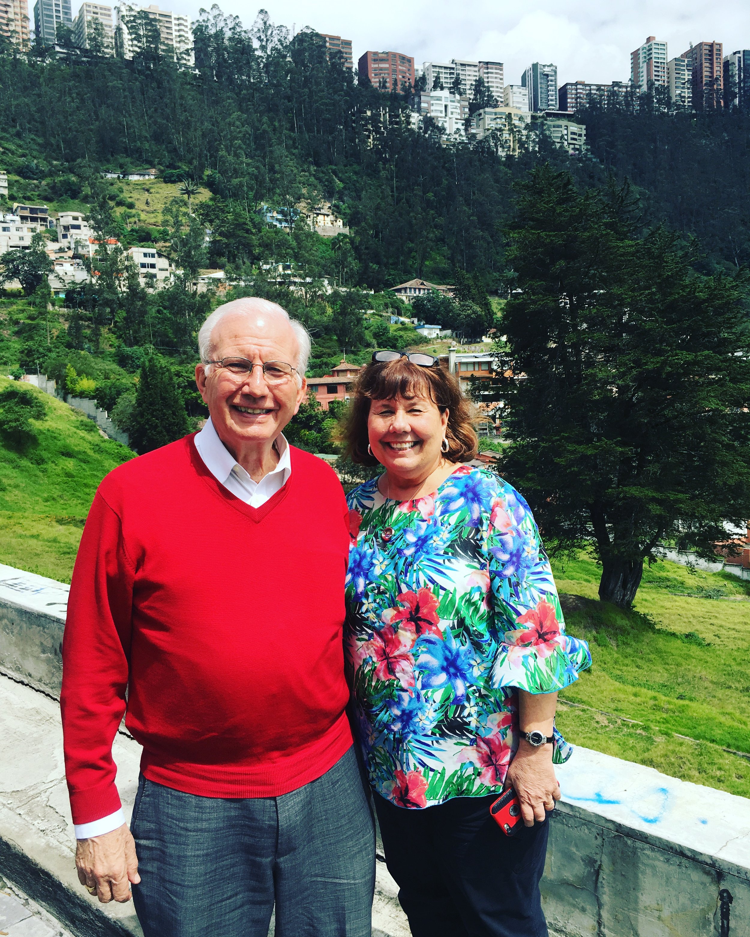 Judy and Steve in Ecuador