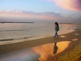 
Beach Walk and God Talk  