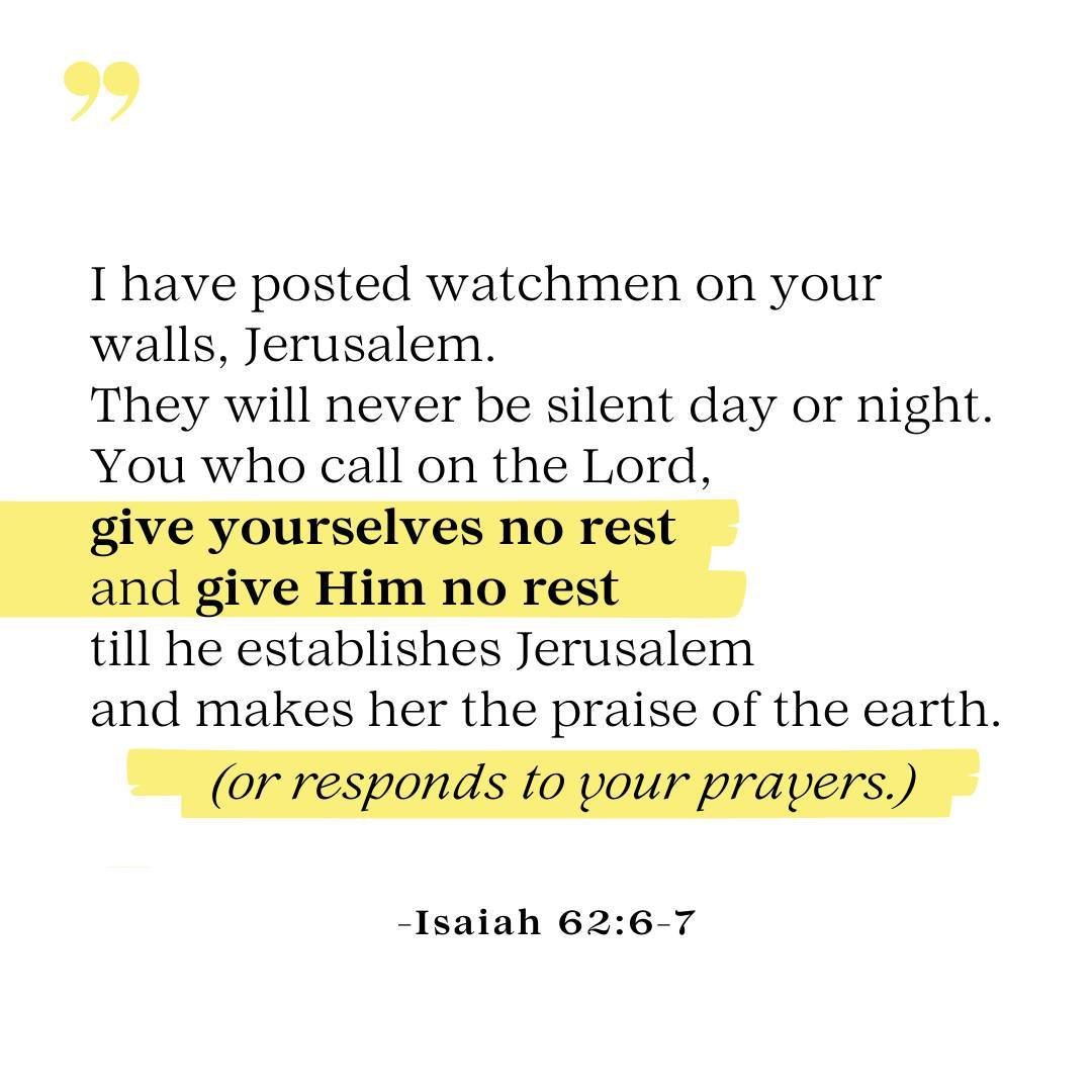 He's saying, don't quit. Keep praying.
Continue to pray. Give yourself no rest.
But then he said, give God no rest.

#biblequote #bibleverse #verseoftheday