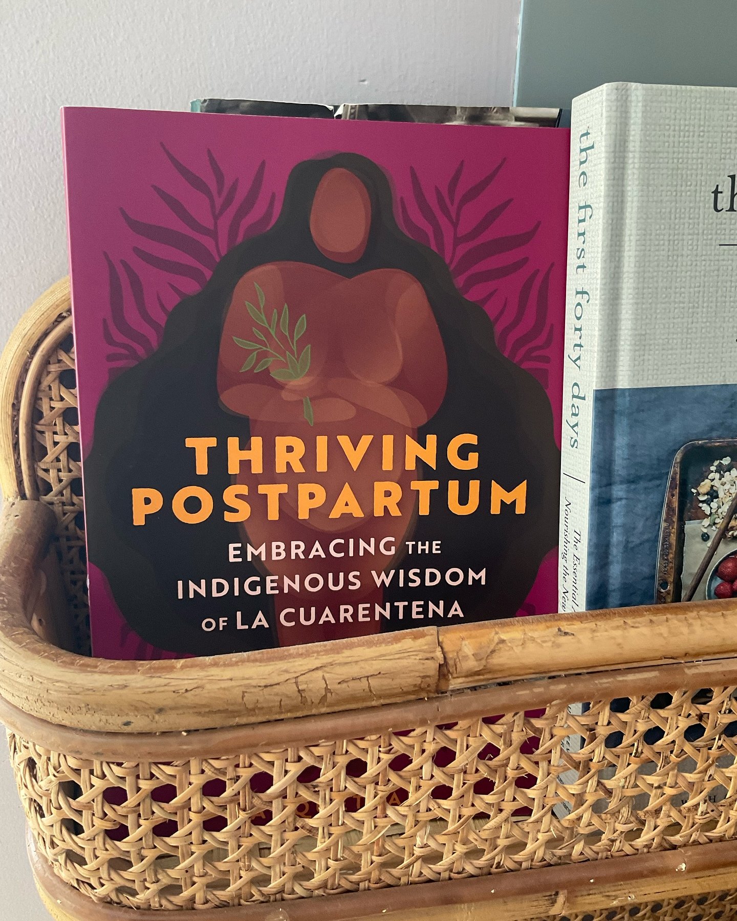 New book in the clinic waiting room library, by @indigemama Panquetzani about her ancestral Mexican medicine specifically around postpartum.  It&rsquo;s full of body work for you and your new child, warming food recipes and herbal medicine that you c
