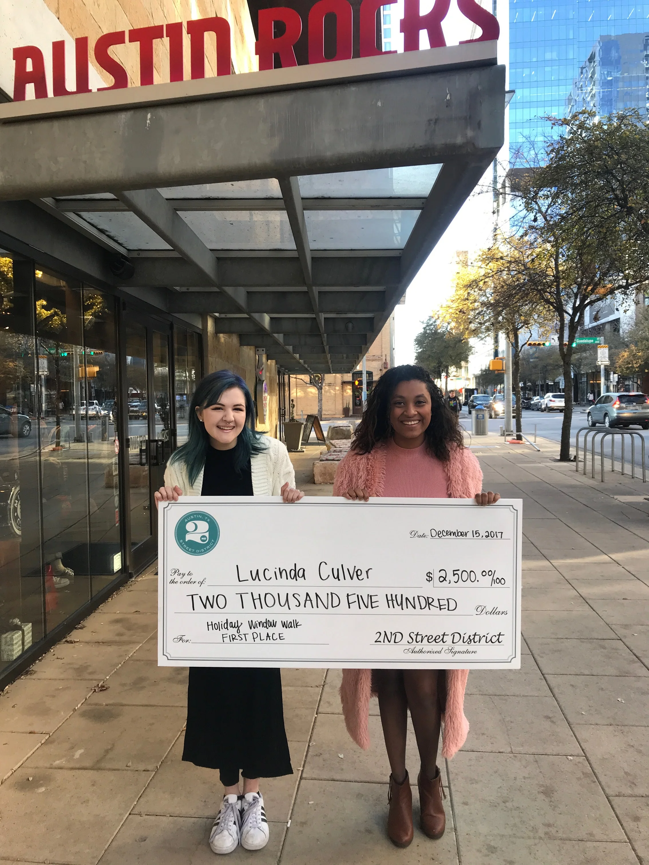 First Place Check Photo by Lucinda Culver, 2017