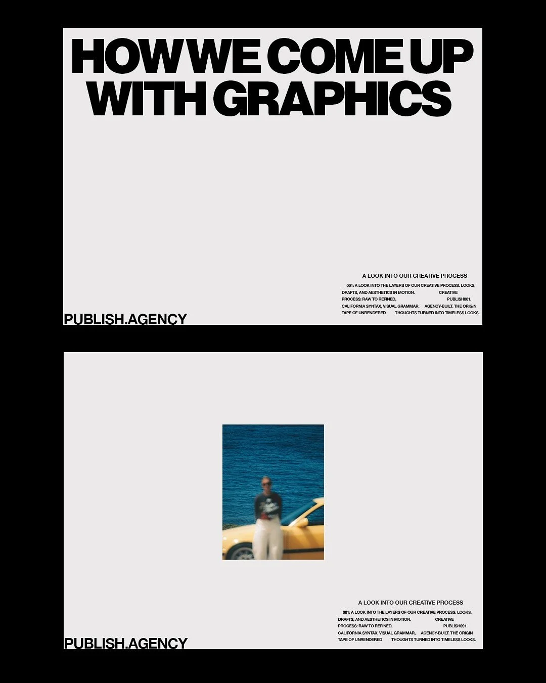 easy cop out to say &ldquo;ideas just happen&rdquo;. sometimes they do. but here&rsquo;s a deeper look into how we draft quality graphics.