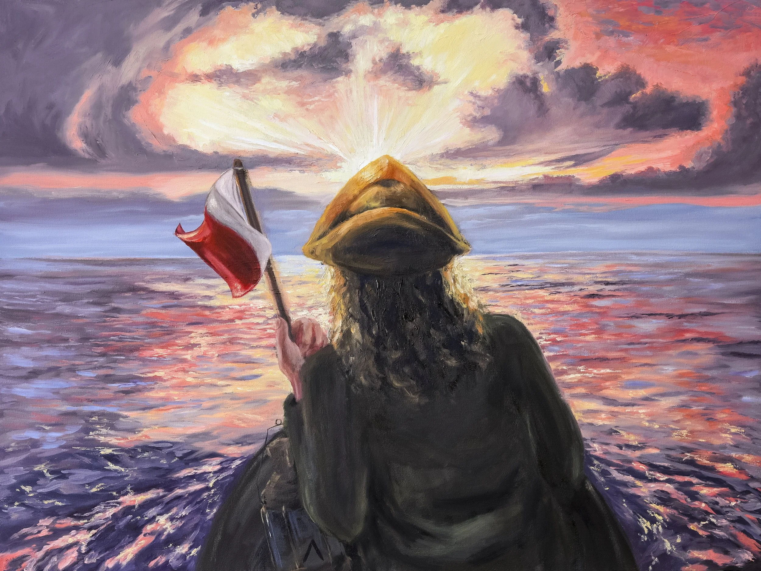 "HP" Original 30x40 Oil Painting