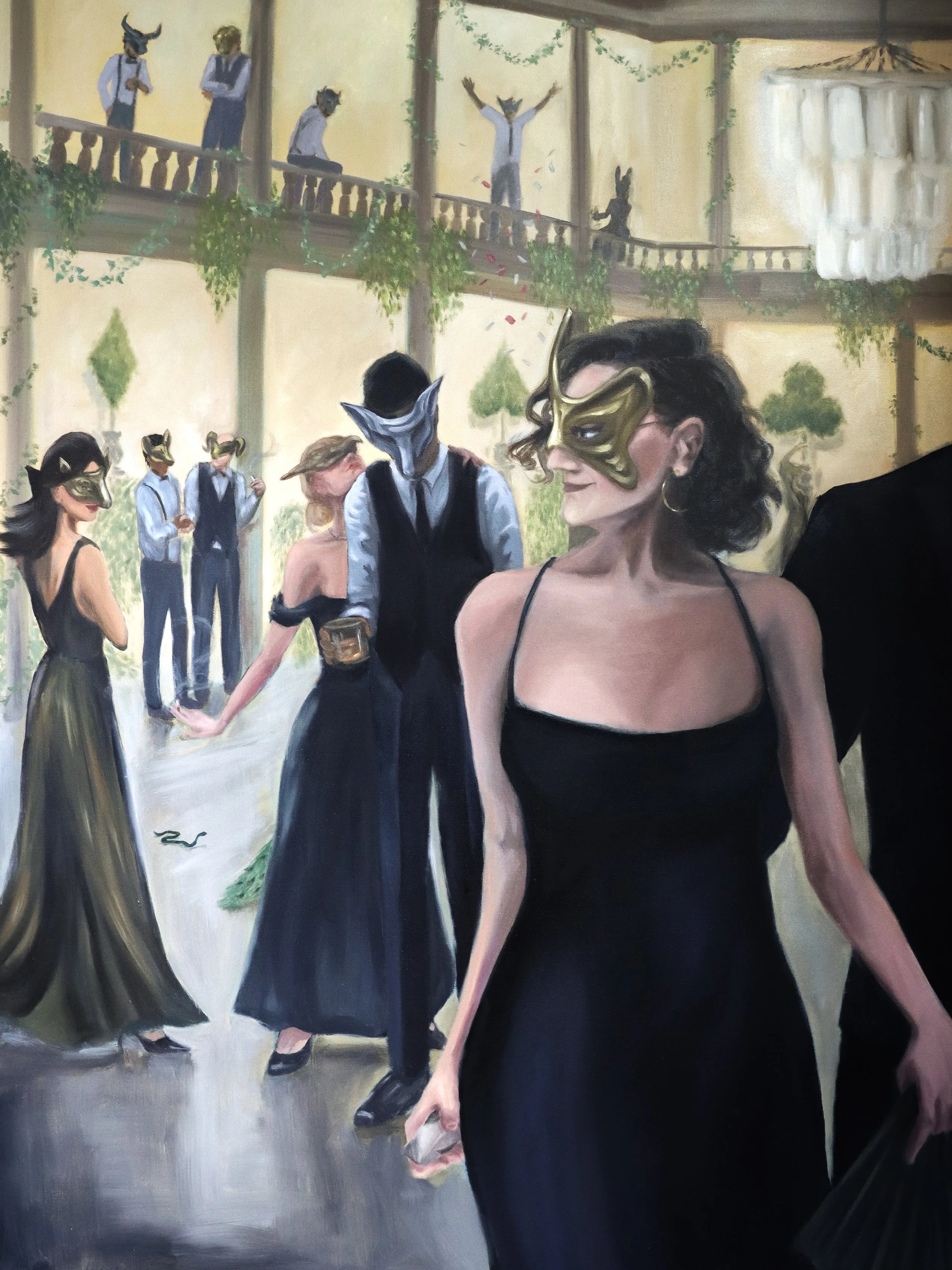 Ballroom Secrets 36x48 ORIGINAL Oil Painting