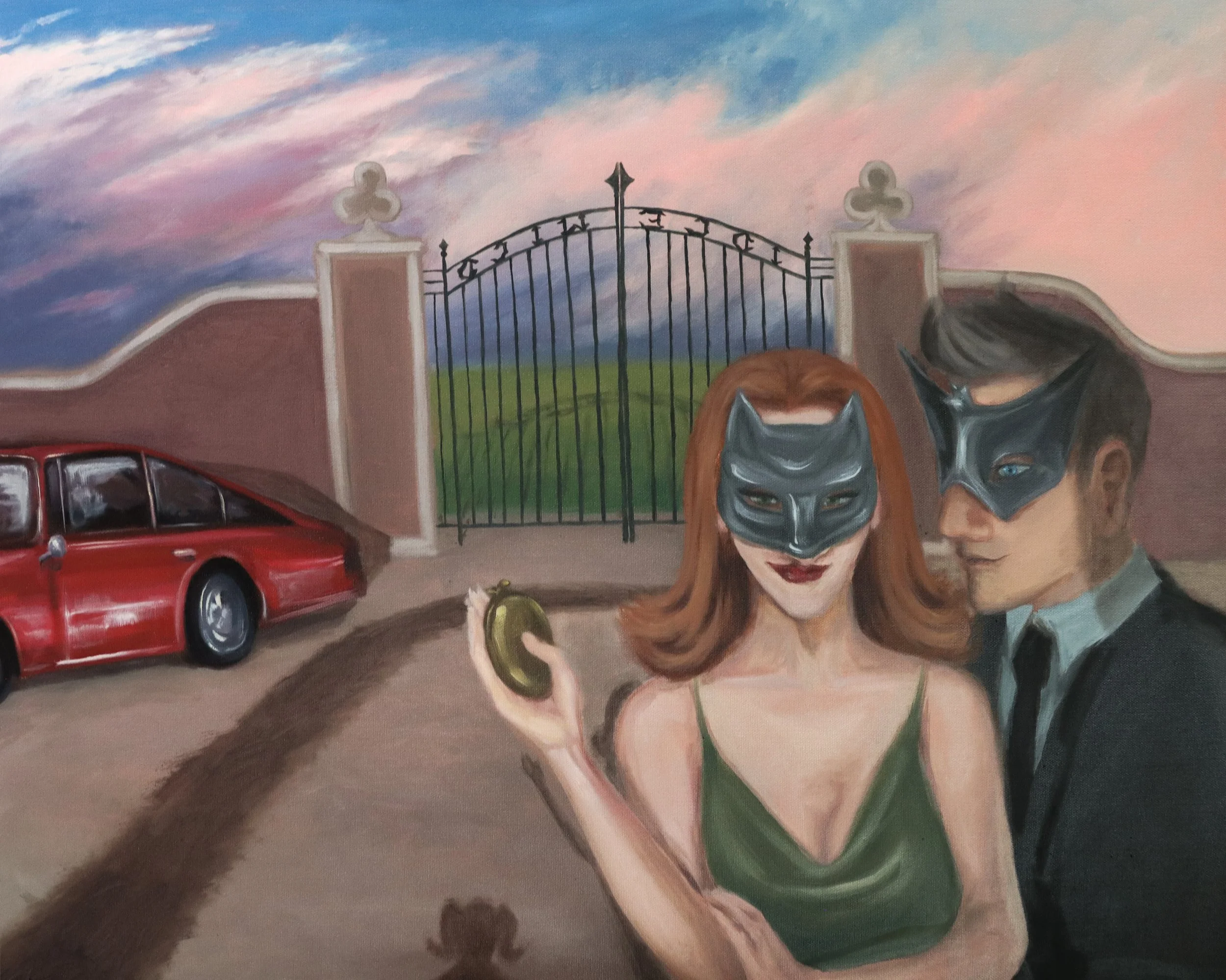 The Late Arrivals 30x24 ORIGINAL Oil Painting