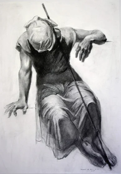 Deane Galloway Keller (1940-2005) “Figure Study, Cairo” 2004