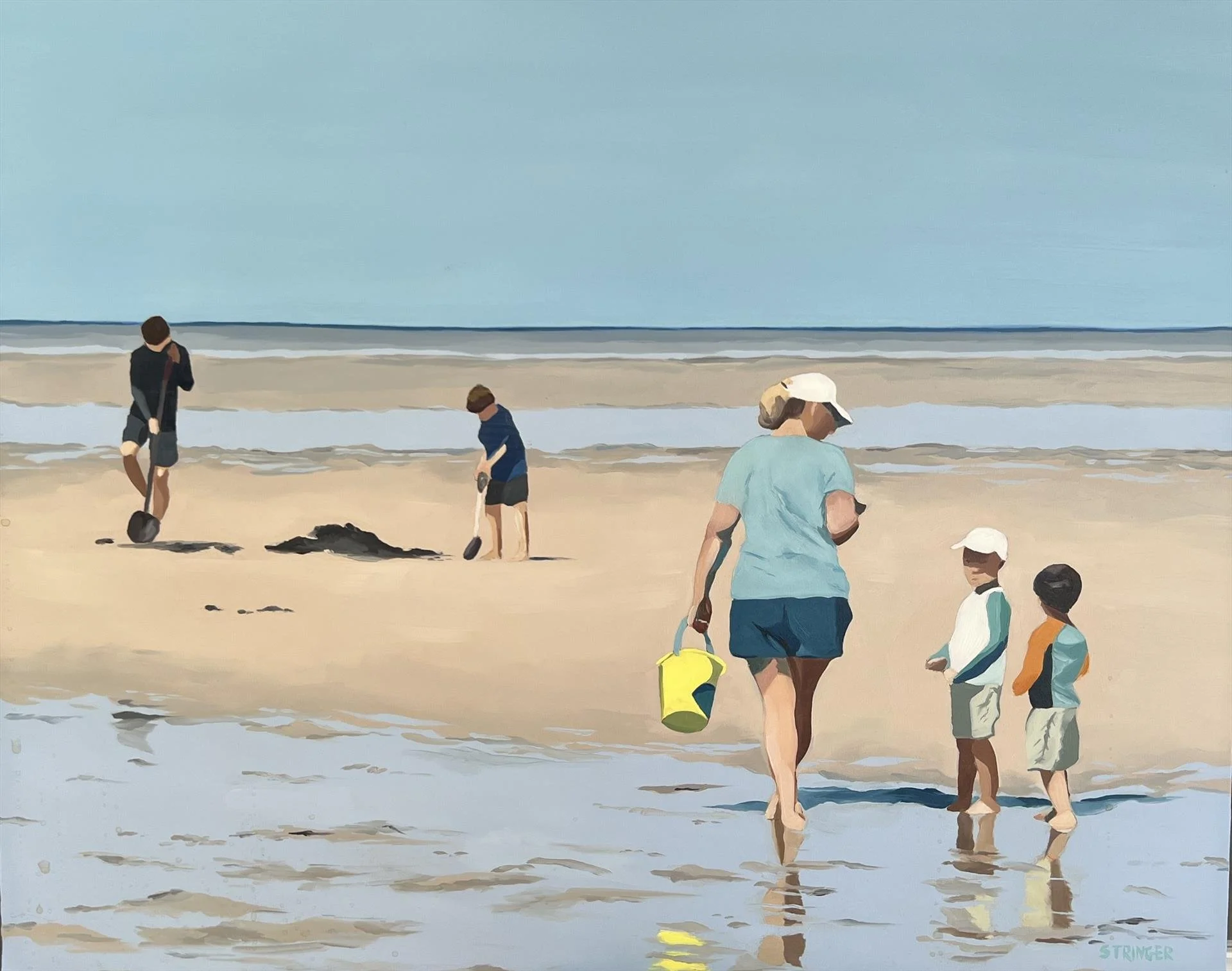 Ashley Stringer Low Tide at Silver Springs 16x20 Oil $1200.jpg