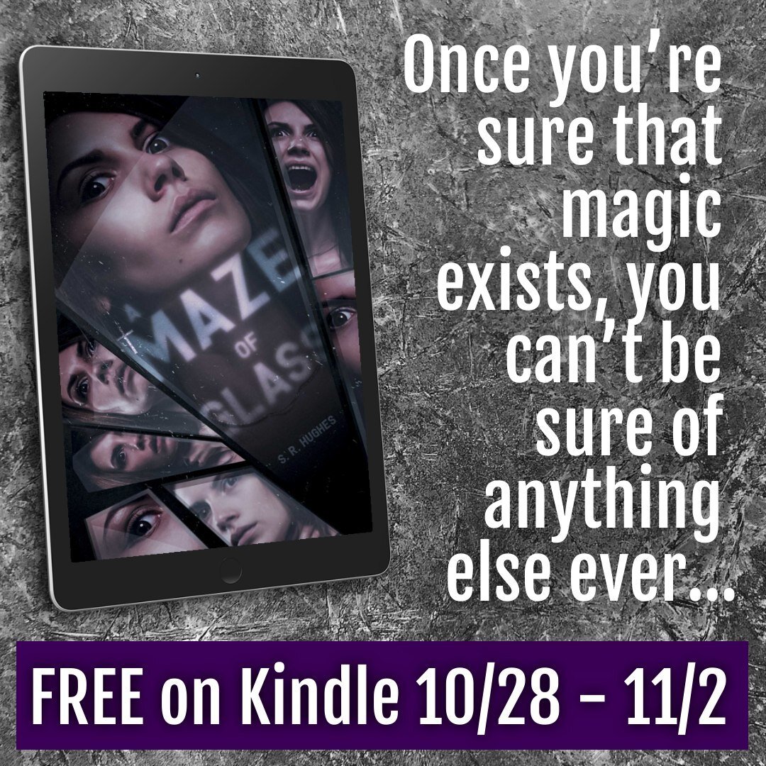 In honor of my favorite holiday, A Maze of Glass is FREE on Kindle this weekend! Start reading today! (Link in bio)

(Ch. 1)

Zoe lost hold. 

Well-trained, physically honed and mystically enhanced, she still only weighed a hundred and thirty pounds,