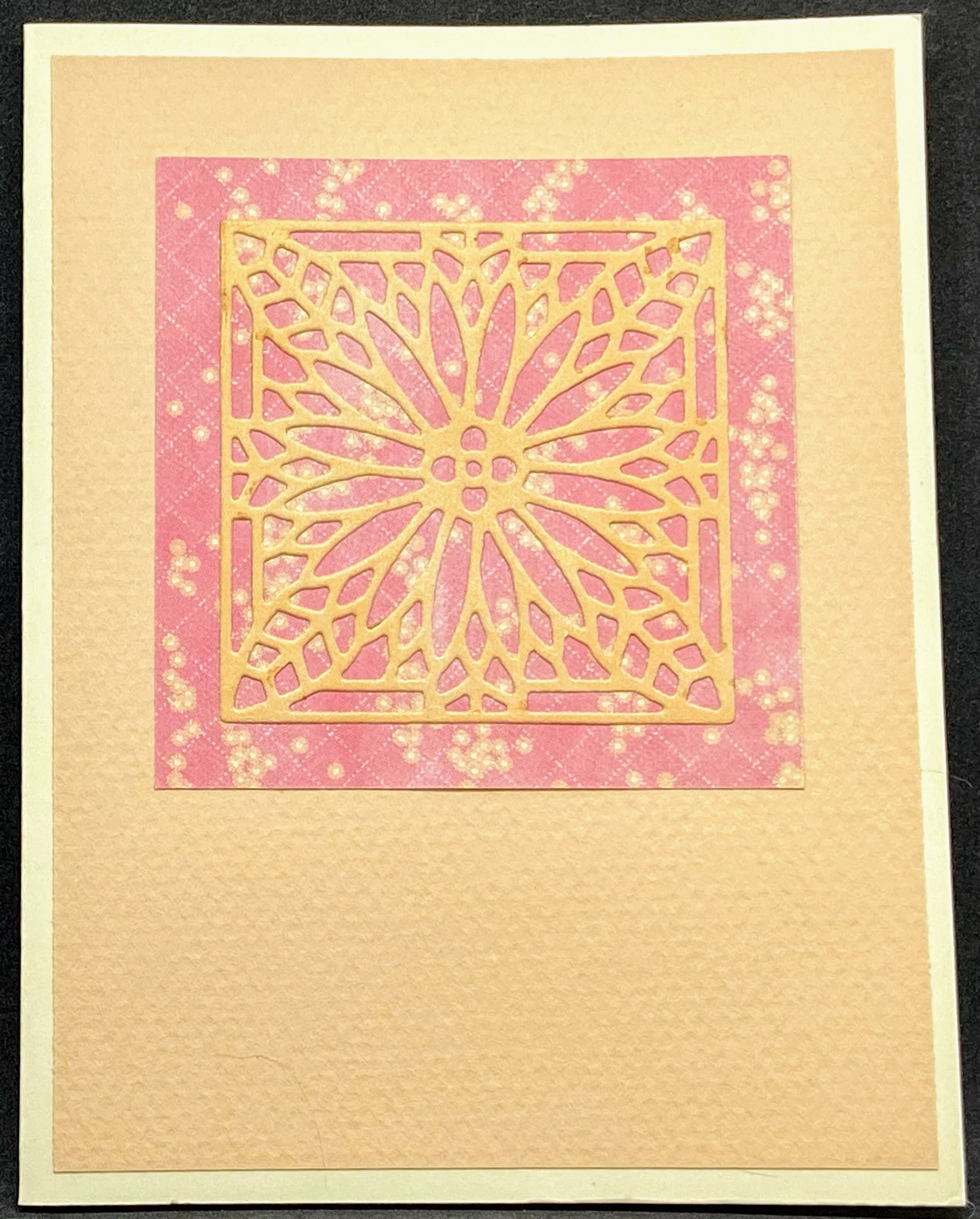 Peachy Art Deco Flower