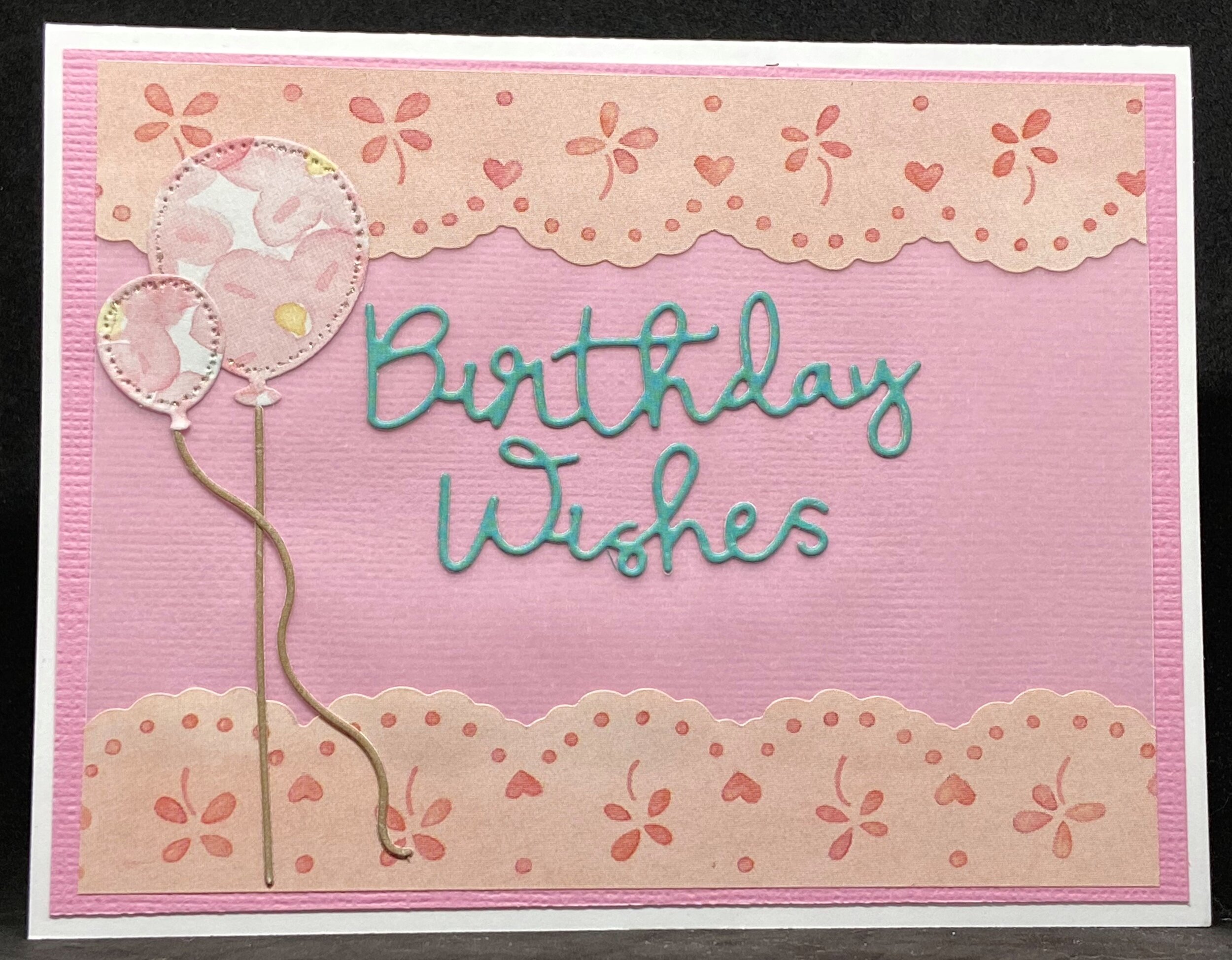 Pink with Pink Balloons Birthday