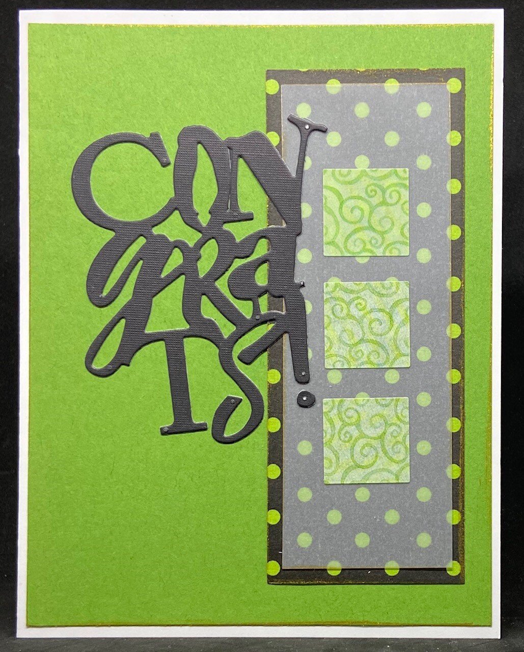 Green dots Congrats!