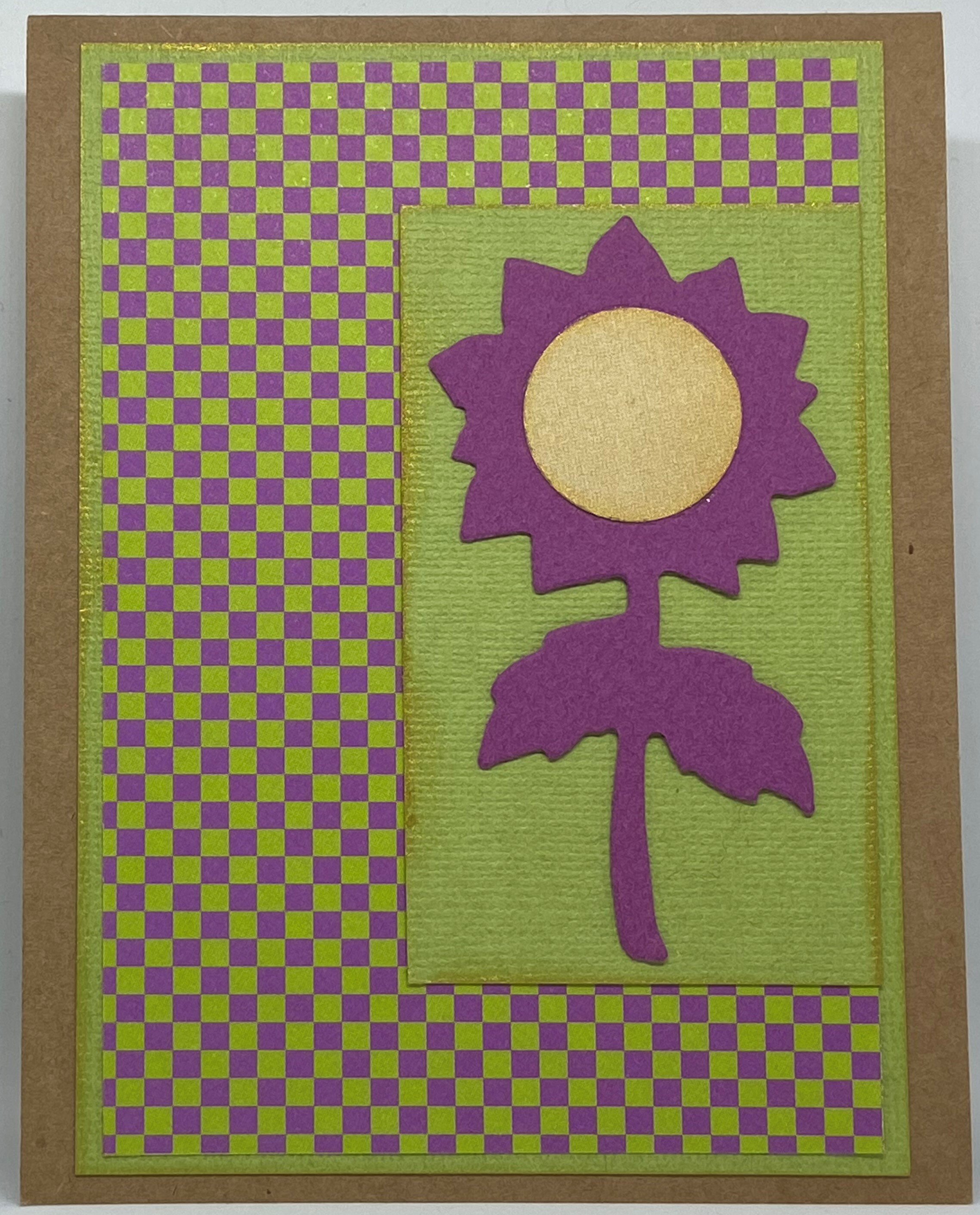 Sunflower Purple Check