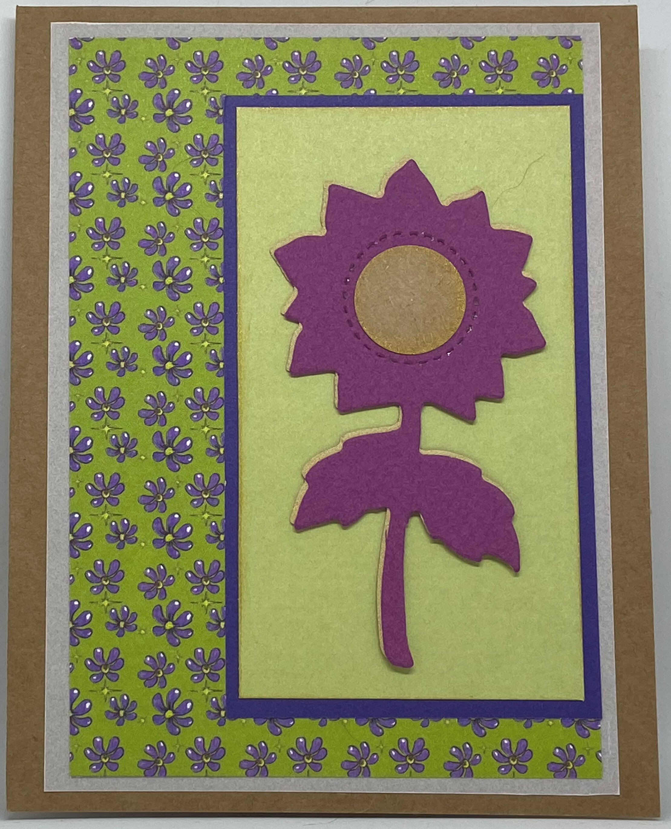 Sunflower Purple Posies