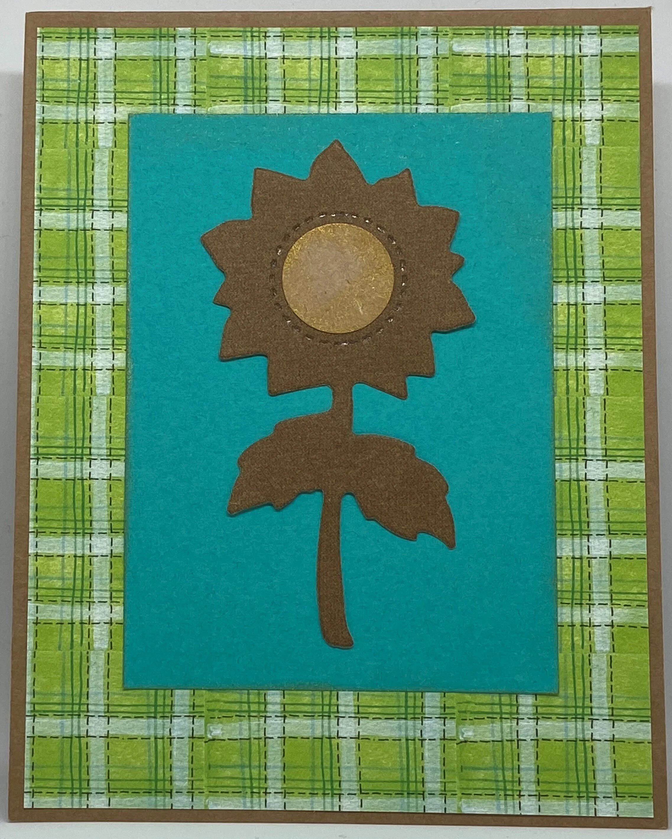 sunflower brown on green plaid front.JPG