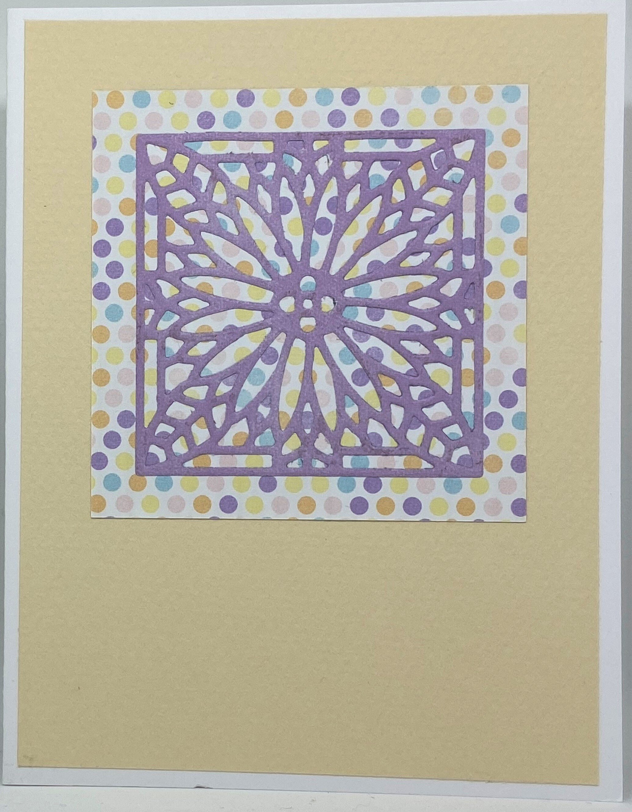 Purple Dots Art Deco