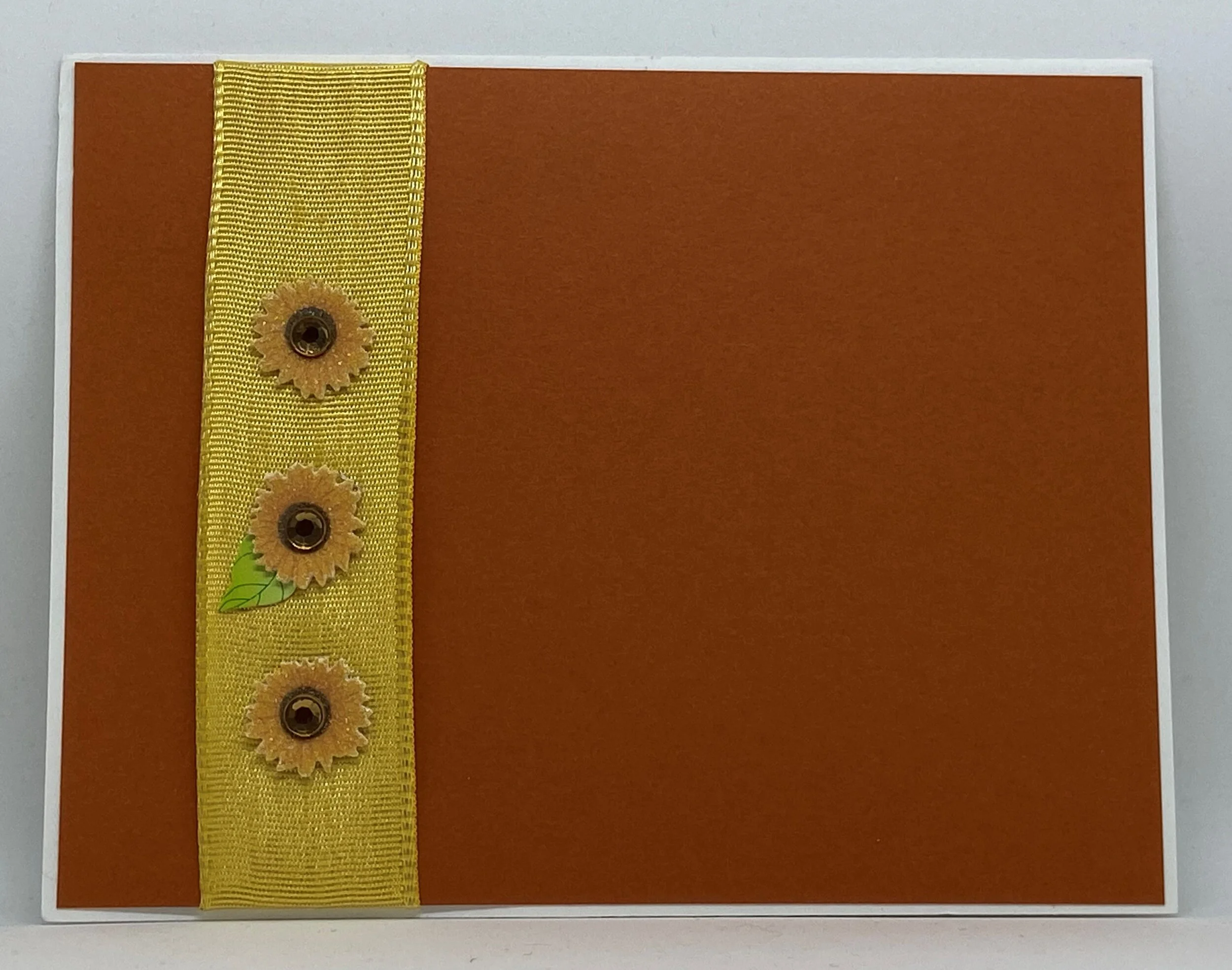 sunflowers on ribbon thanks front.JPG