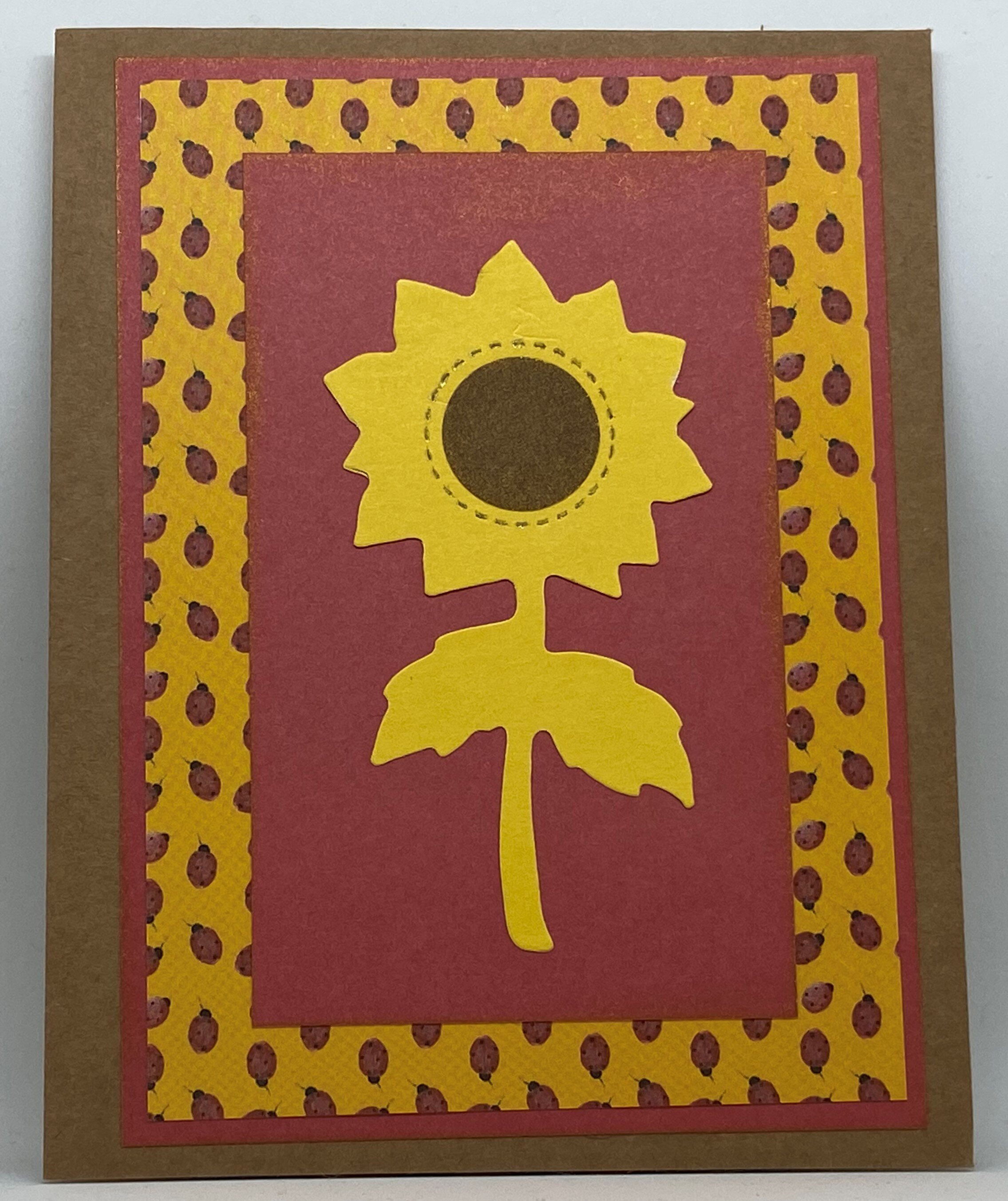 Ladybugs &amp; Sunflower Blank