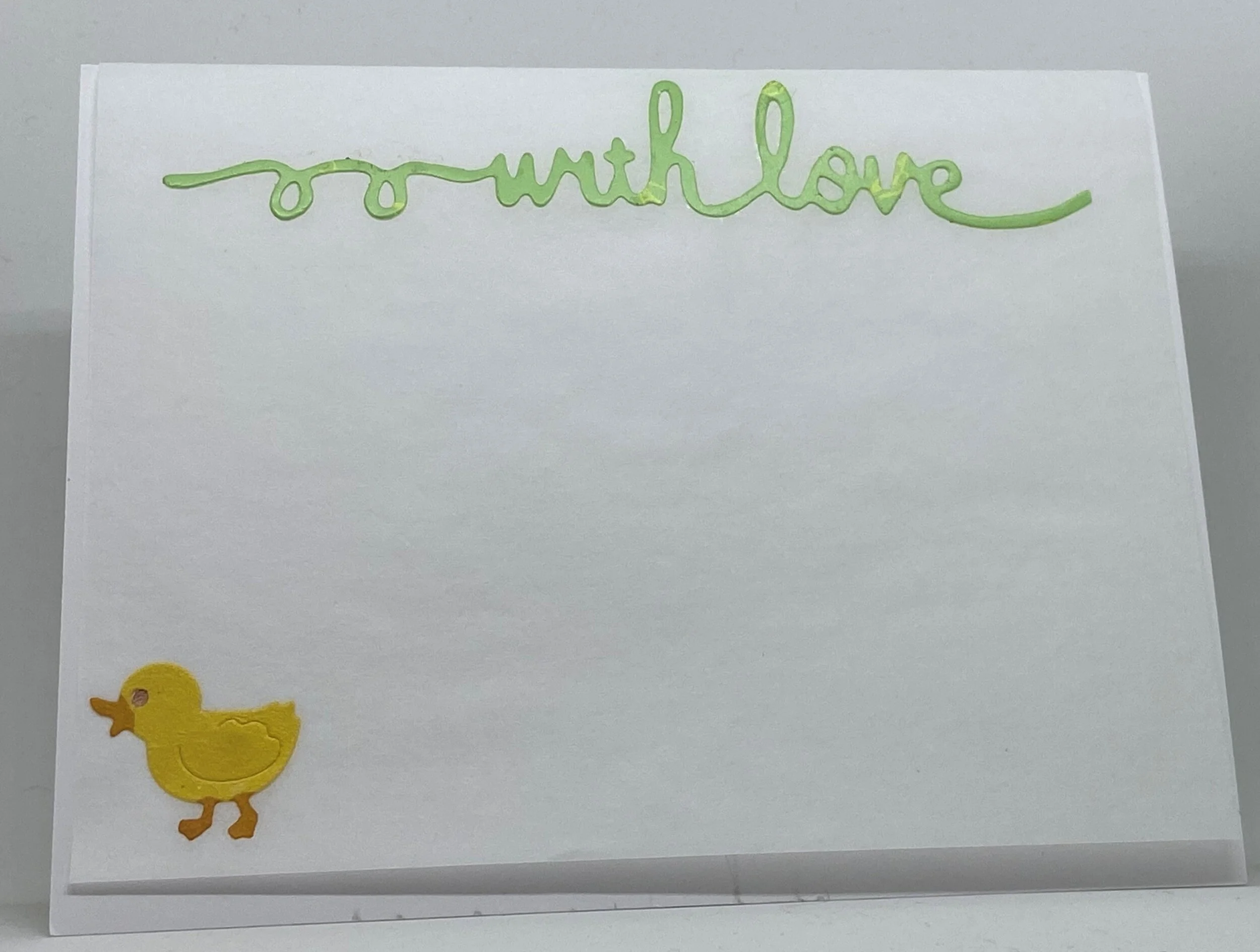 duck parade green baby inside.JPG