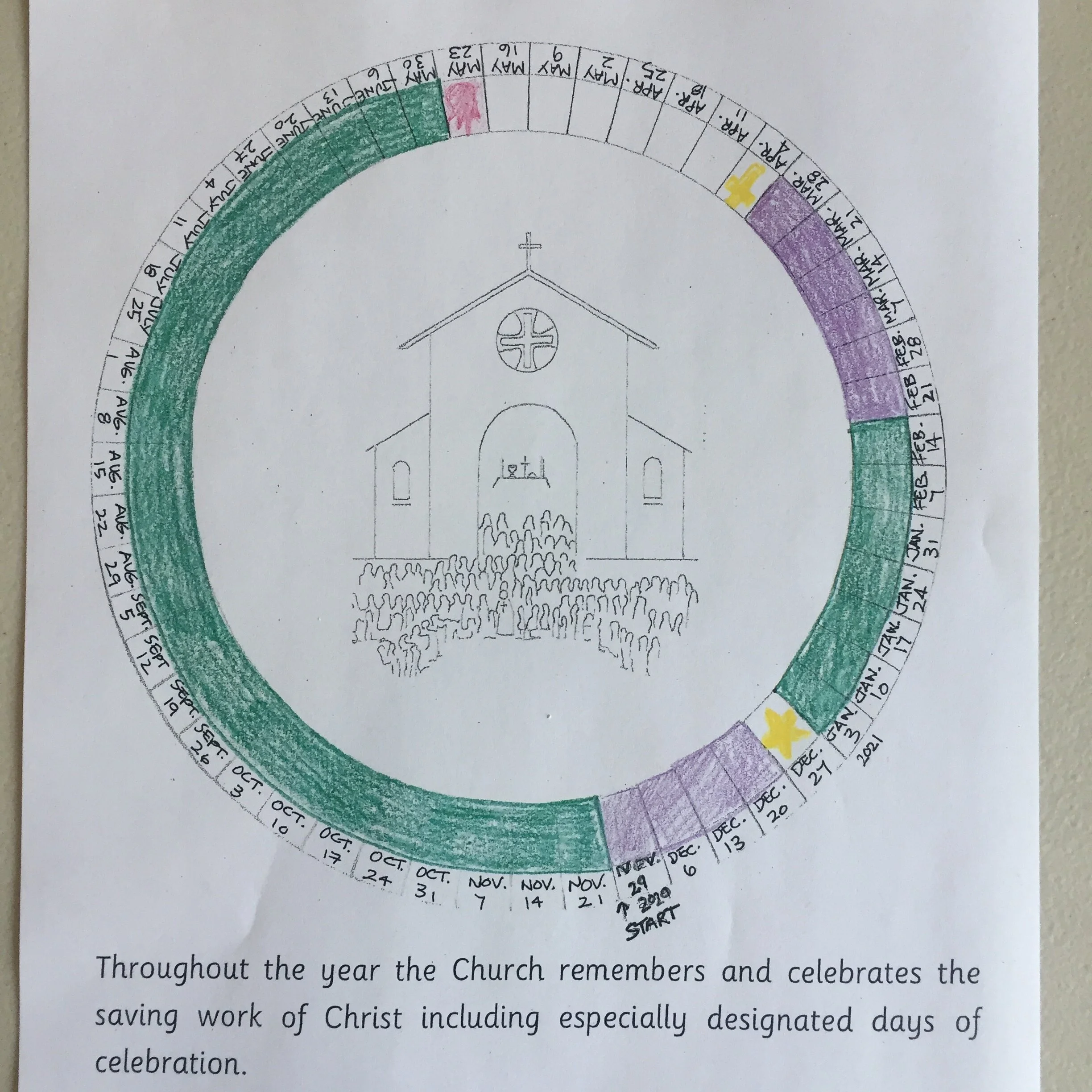 The Liturgical Calendar Our Year with Jesus — Little Trinity Children