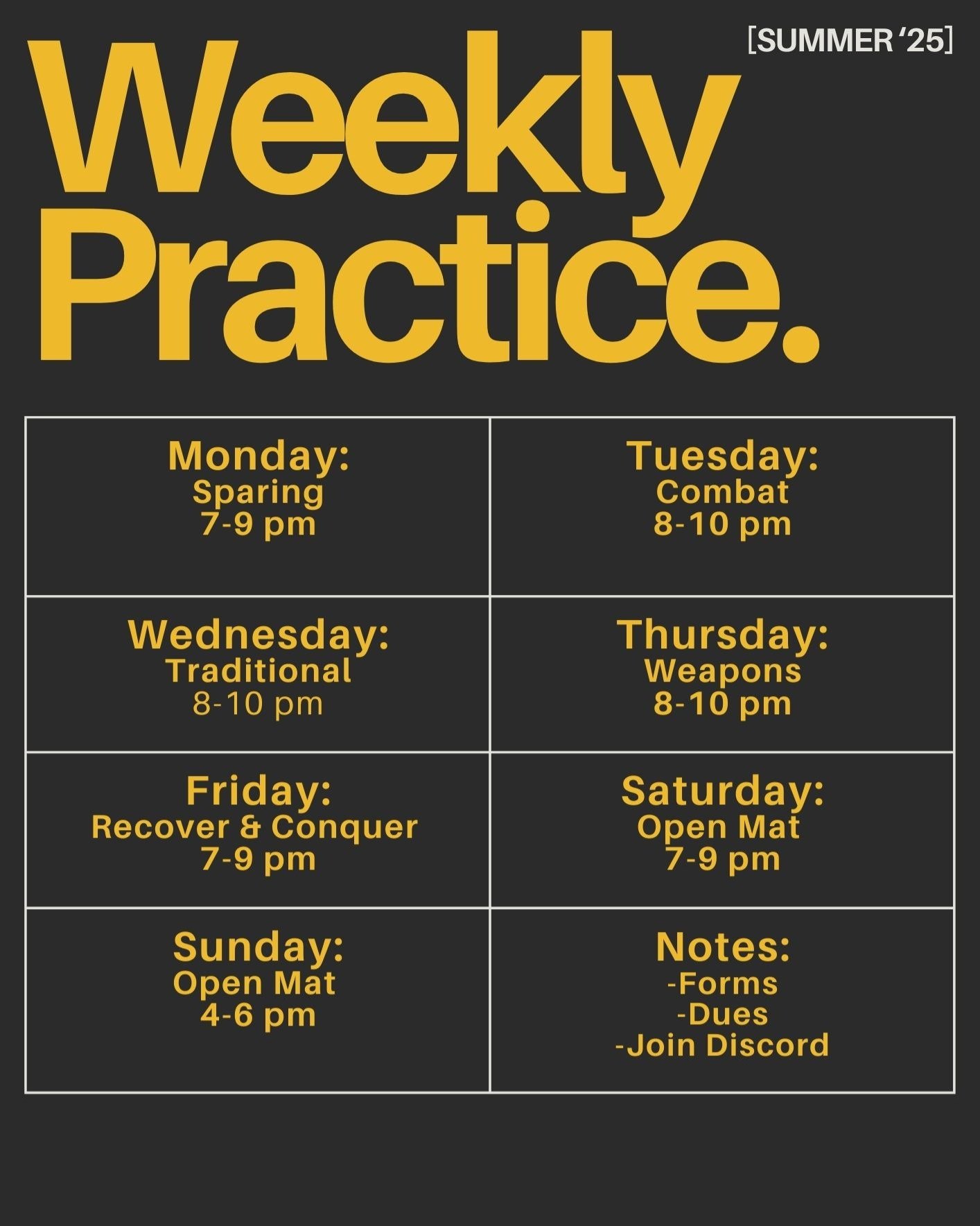 We&rsquo;ve got plans. Do you? Check out the new schedule and join the action! Meet us at the Ferrell Commons Rec Room. #ucf #taekwondo @ucfsportclubs
