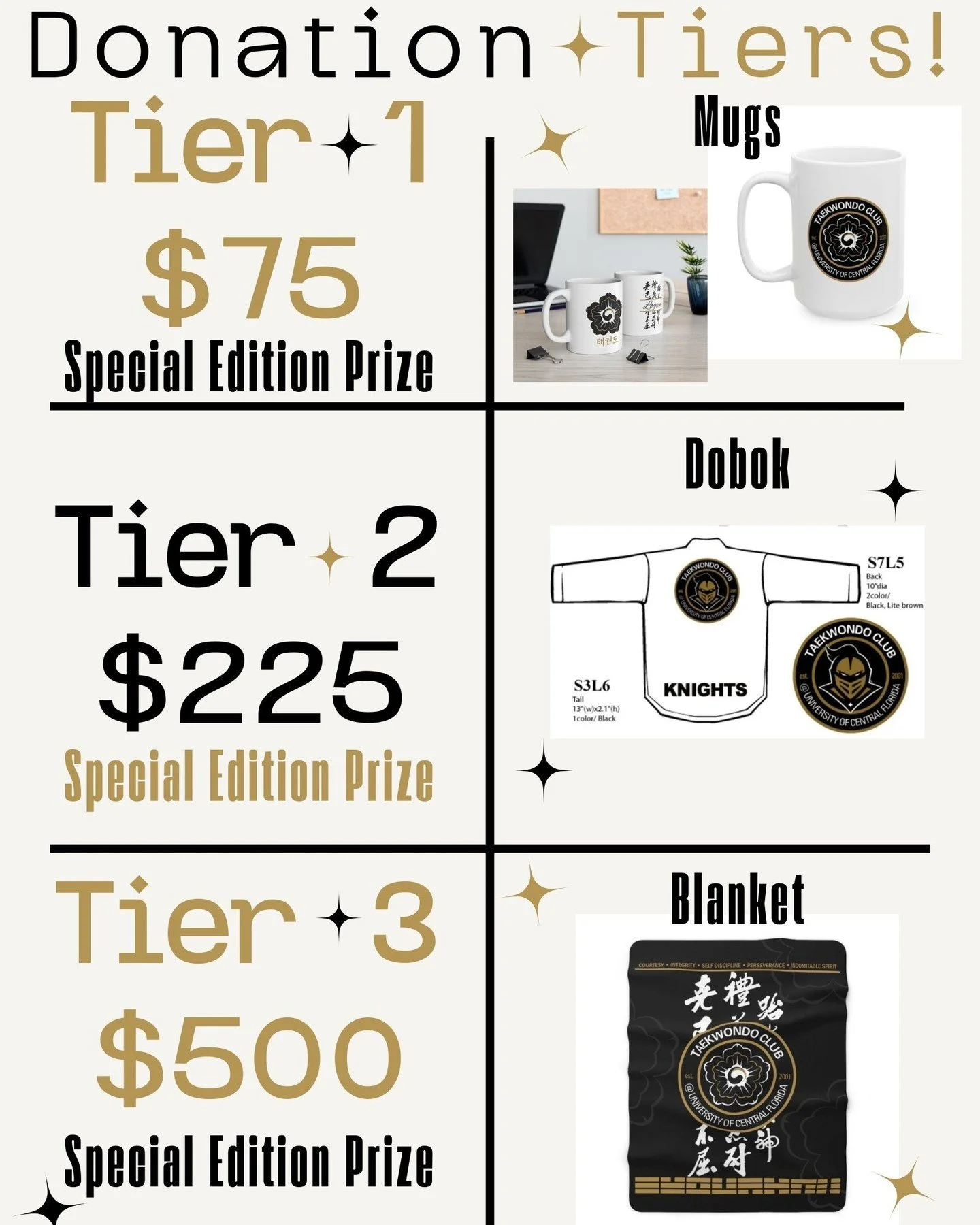 Our Spring 2026 Donation Drive is here! Interested in the prizes above? Help us get donations through your own personalized fundraiser page! Link in bio. 🔗 

You can also donate through the same link!