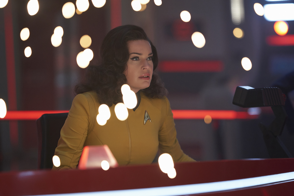 Rebecca Romijn as Number One in Star Trek: Discovery