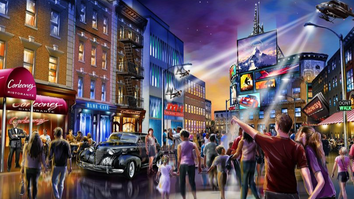 Concept art for The London Resort