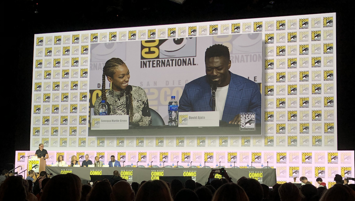 Sonequa Martin-Green and David Ajala at San Diego Comic Con 2019