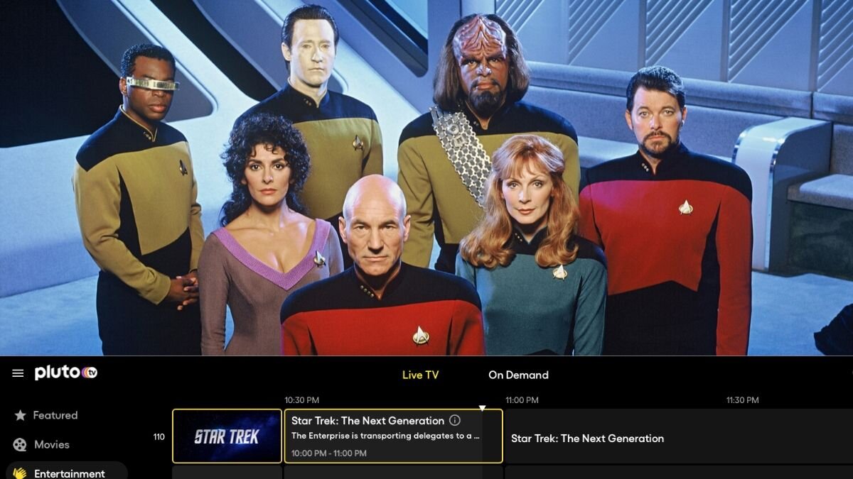 Star Trek: The Next Generation now has a channel on Pluto TV, ViacomCBS's free ad-supported streaming service — Daily Star Trek News