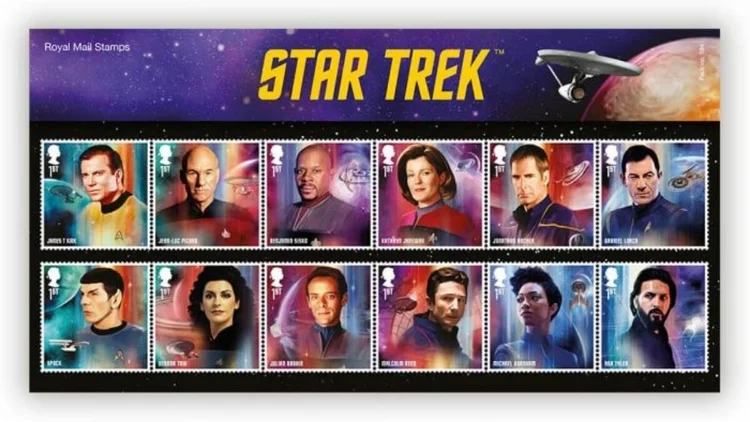 Royal Mail announces special edition Star Trek stamps in the UK 