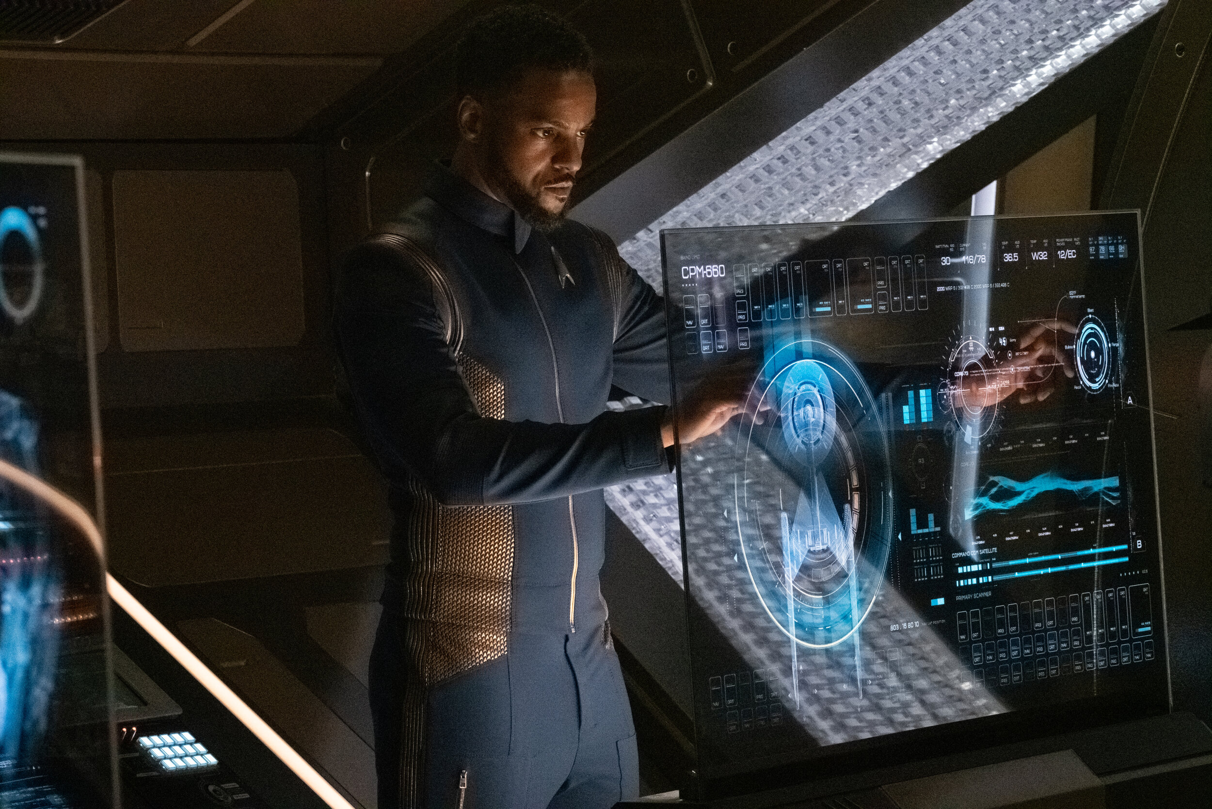   "Die Trying" -- Ep#305 -- Pictured: Ronnie Rowe Jr. as Lt. Bryce of the CBS All Access series STAR TREK: DISCOVERY. Photo Cr: Michael Gibson/CBS ©2020 CBS Interactive, Inc. All Rights Reserved.  