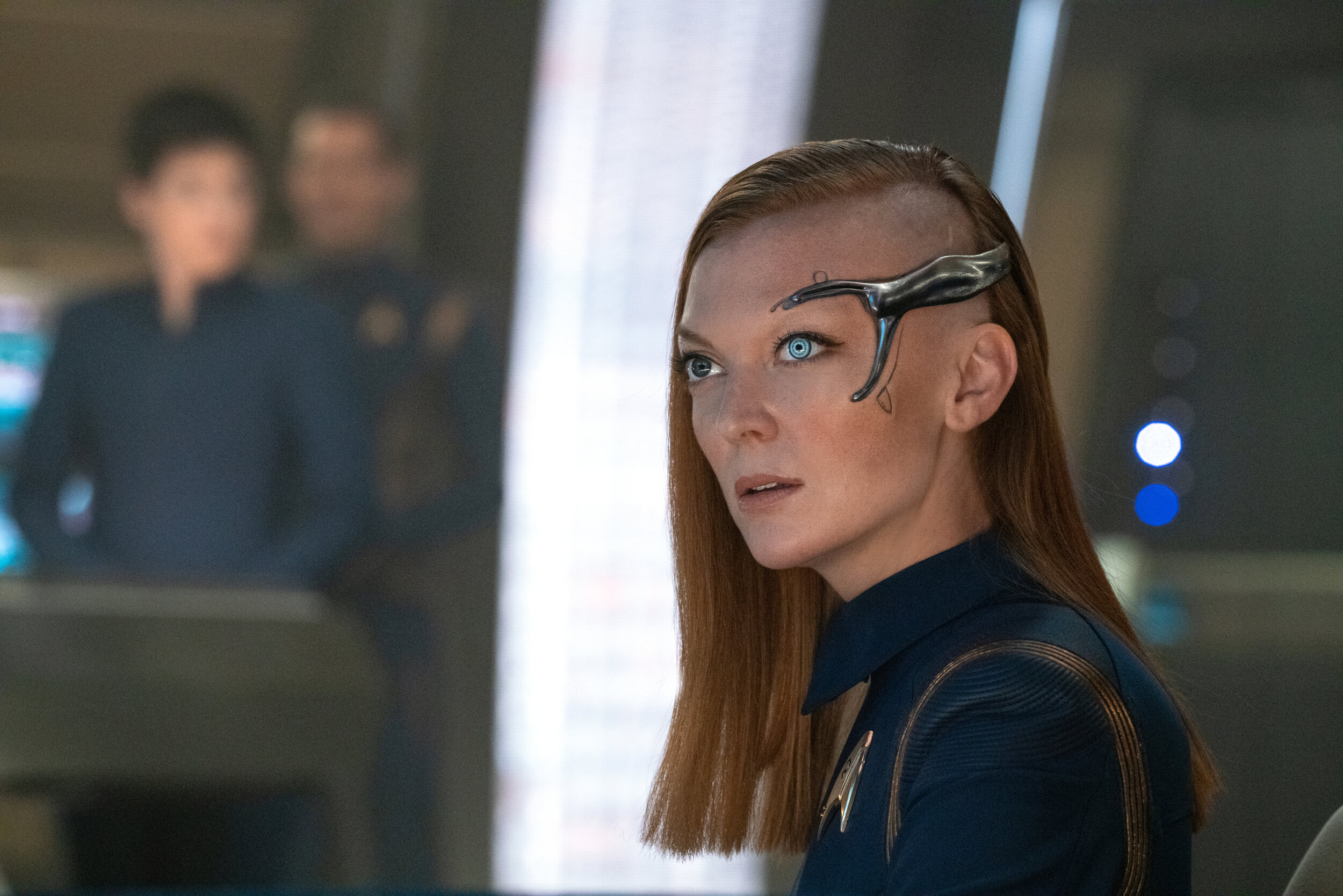   "Die Trying" -- Ep#305 -- Pictured: Emily Coutts as Lt. Keyla Detmer of the CBS All Access series STAR TREK: DISCOVERY. Photo Cr: Michael Gibson/CBS ©2020 CBS Interactive, Inc. All Rights Reserved.  
