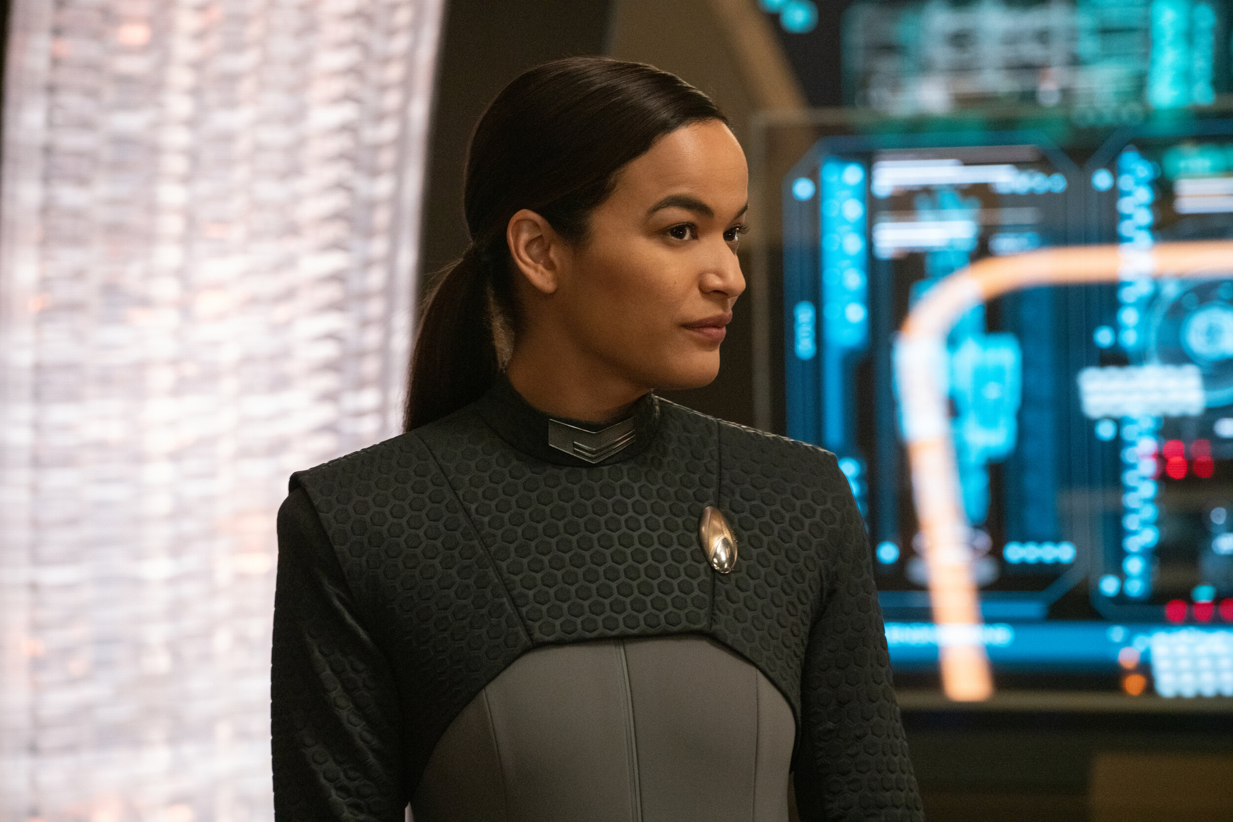   "Scavengers" -- Ep#306 -- Pictured: Vanessa Jackson as Lt. Willa of the CBS All Access series STAR TREK: DISCOVERY. Photo Cr: Michael Gibson/CBS ©2020 CBS Interactive, Inc. All Rights Reserved.  