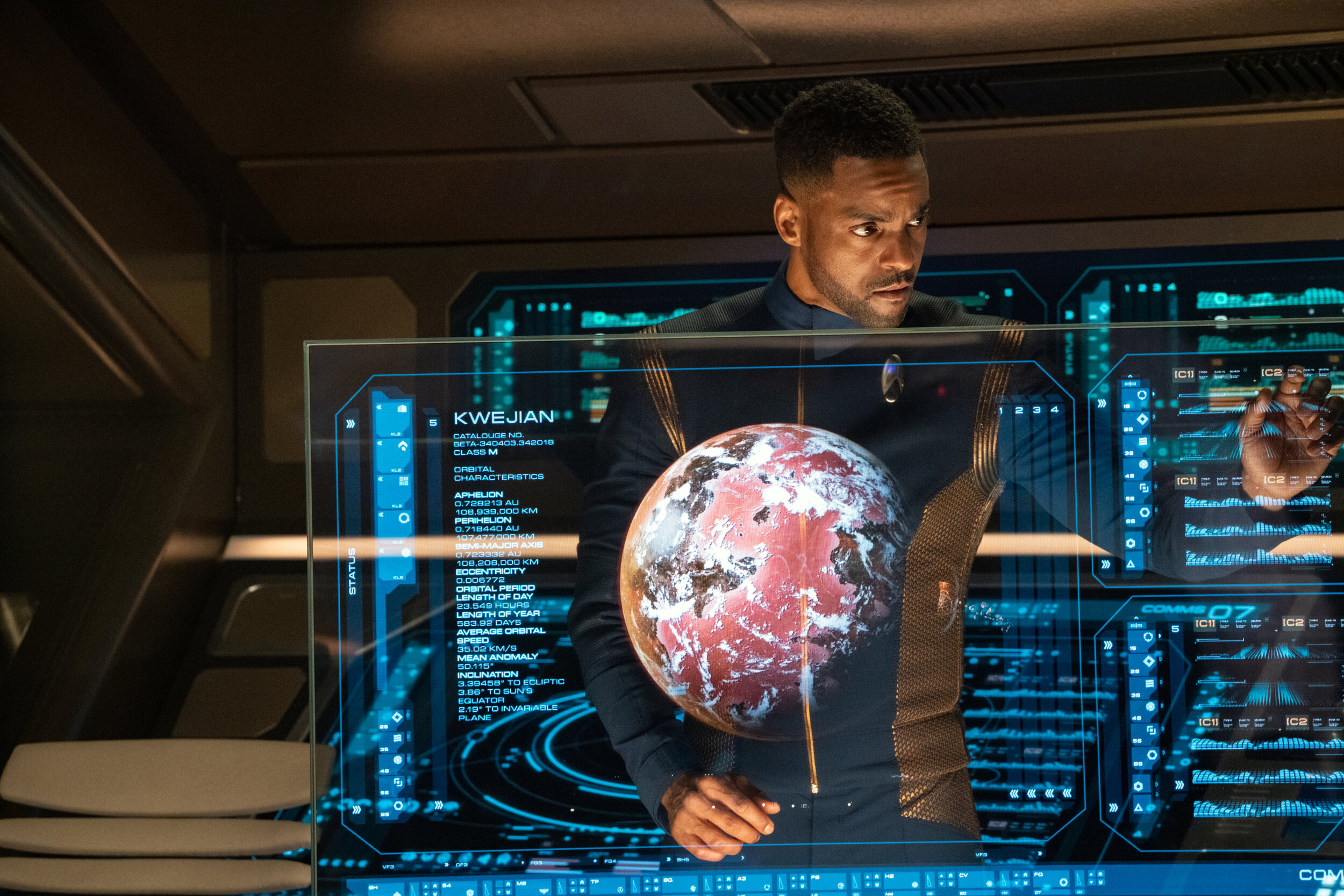   "The Sanctuary" -- Ep#308 -- Pictured: Ronnie Rowe Jr. as Lt. Bryce of the CBS All Access series STAR TREK: DISCOVERY. Photo Cr: Michael Gibson/CBS ©2020 CBS Interactive, Inc. All Rights Reserved.  