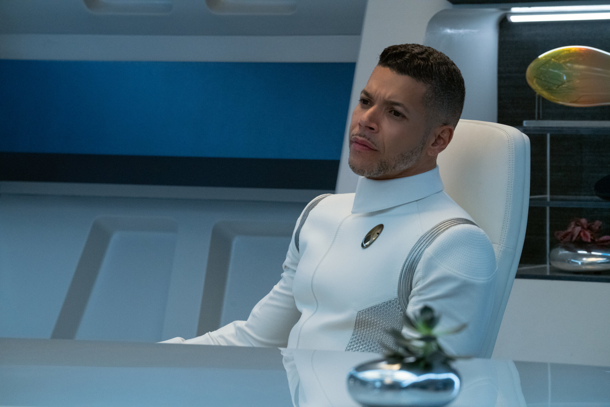   "The Sanctuary" -- Ep#308 -- Pictured: Wilson Cruz as Dr. Hugh Culber of the CBS All Access series STAR TREK: DISCOVERY. Photo Cr: Michael Gibson/CBS ©2020 CBS Interactive, Inc. All Rights Reserved.  