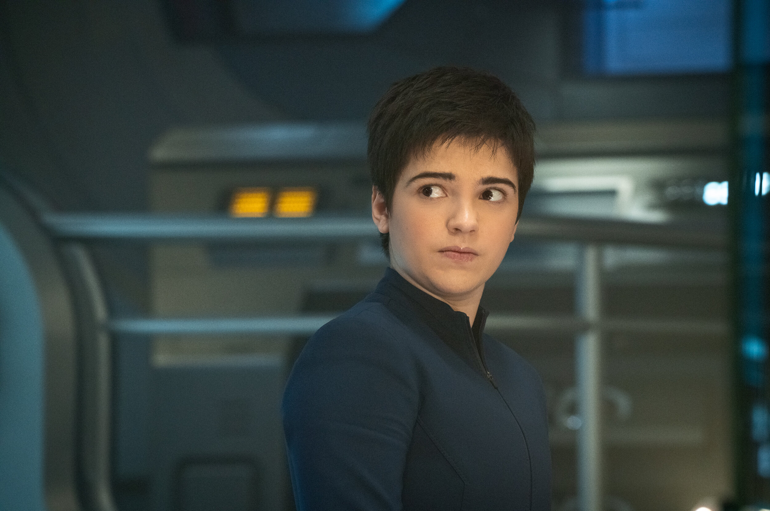   "Terra Firma, Part 1" -- Ep#309 -- Pictured: Blu del Barrio as Adira of the CBS All Access series STAR TREK: DISCOVERY. Photo Cr: Michael Gibson/CBS ©2020 CBS Interactive, Inc. All Rights Reserved.  