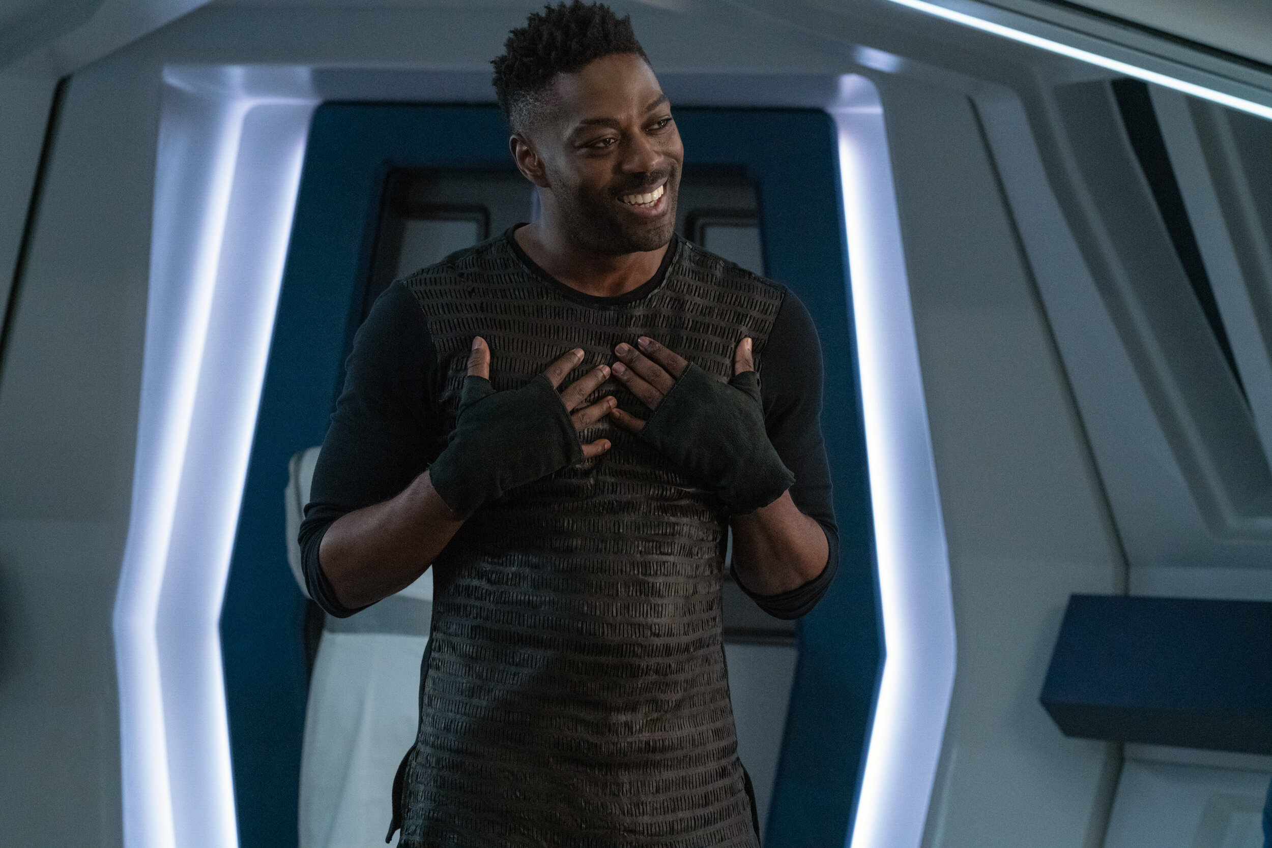   "Su'Kal" -- Ep#311 -- Pictured: David Ajala as Book of the CBS All Access series STAR TREK: DISCOVERY. Photo Cr: Michael Gibson/CBS ©2020 CBS Interactive, Inc. All Rights Reserved.  