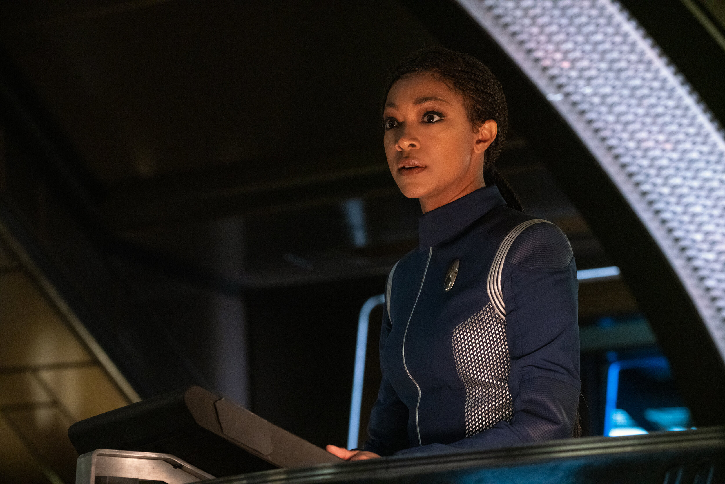   "Su'Kal" -- Ep#311 -- Pictured: Sonequa Martin-Green as Commander Burnham of the CBS All Access series STAR TREK: DISCOVERY. Photo Cr: Michael Gibson/CBS ©2020 CBS Interactive, Inc. All Rights Reserved.  
