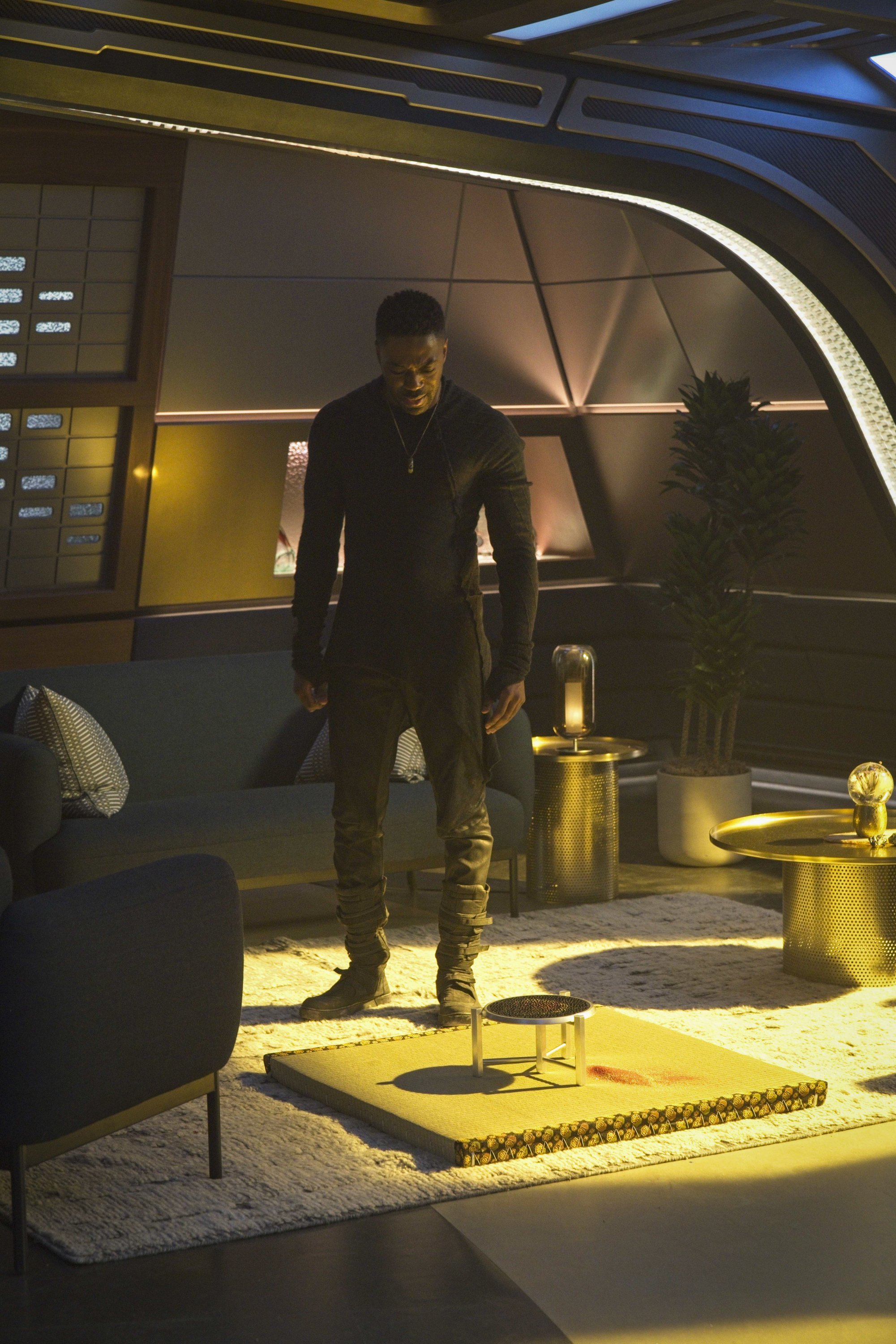   Pictured: David Ajala as Book of the Paramount+ original series STAR TREK: DISCOVERY. Photo Cr: Michael Gibson/Paramount+ © 2021 CBS Interactive. All Rights Reserved.  