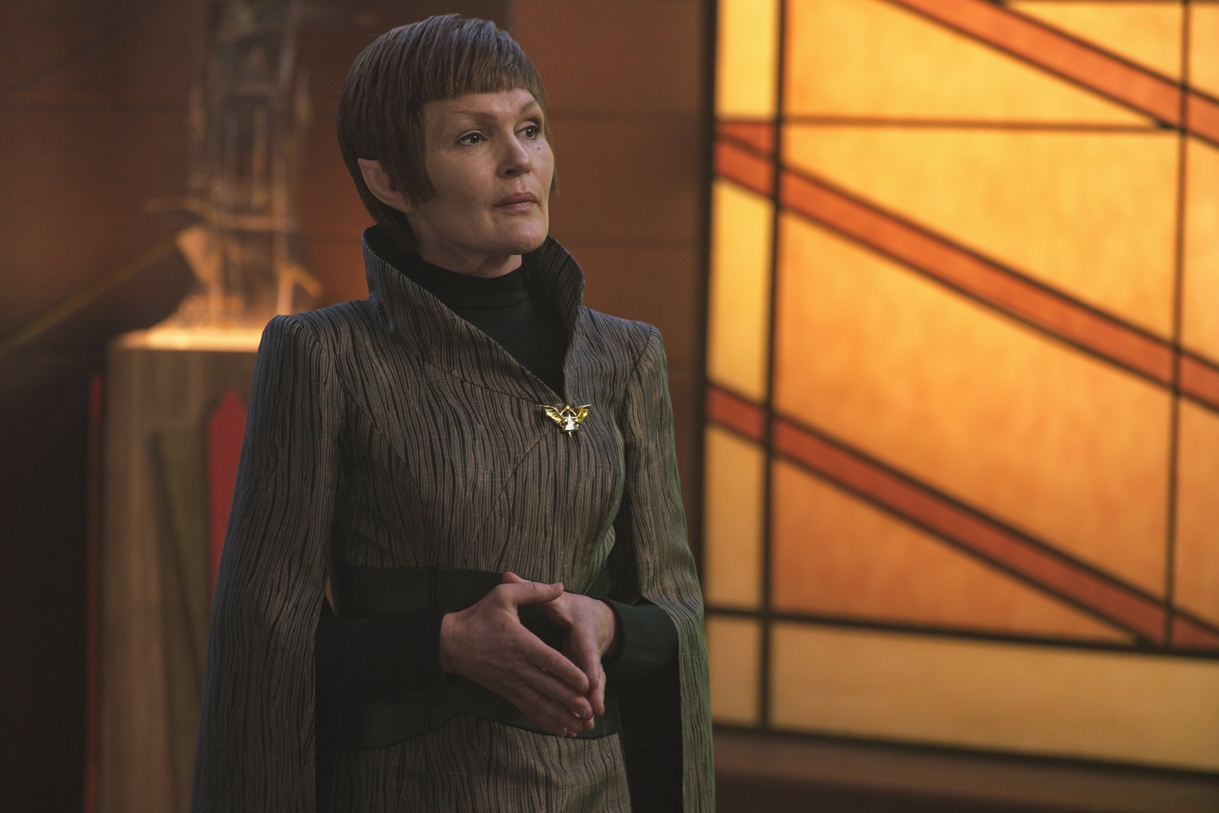   Pictured: Tara Rosling as T'Rina of the Paramount+ original series STAR TREK: DISCOVERY. Photo Cr: Michael Gibson/Paramount+ © 2021 CBS Interactive. All Rights Reserved.  