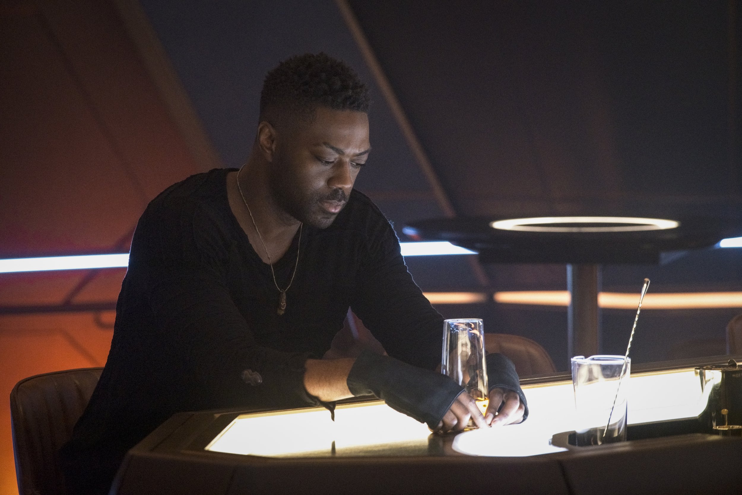   Pictured: David Ajala as Book of the Paramount+ original series STAR TREK: DISCOVERY. Photo Cr: Michael Gibson/Paramount+ (C) 2021 CBS Interactive. All Rights Reserved.  