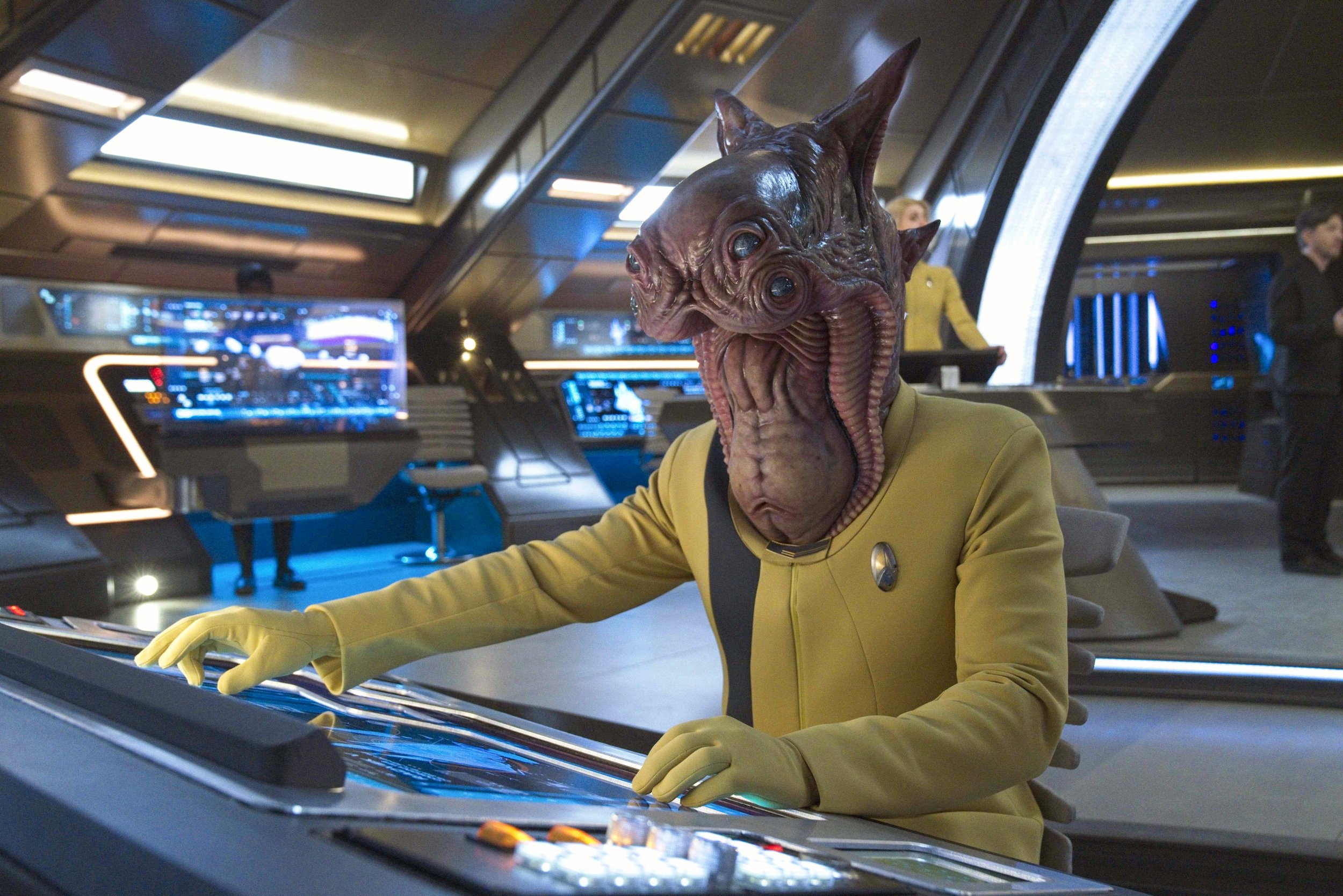   Pictured: Coverage of the Paramount+ original series STAR TREK: DISCOVERY. Photo Cr: Michael Gibson/Paramount+ (C) 2021 CBS Interactive. All Rights Reserved.  
