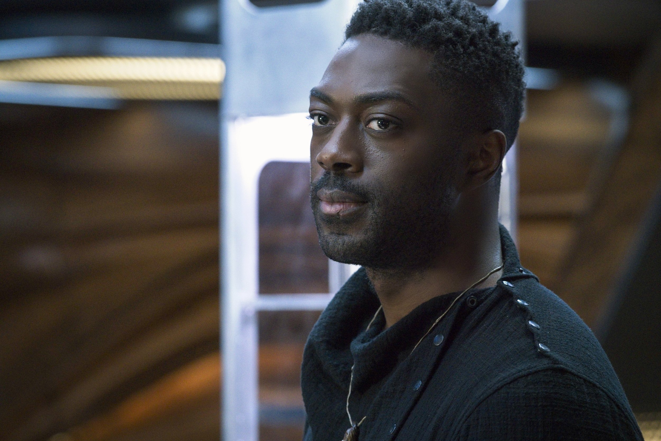   Pictured: David Ajala as Book of the Paramount+ original series STAR TREK: DISCOVERY. Photo Cr: Michael Gibson/Paramount+ (C) 2021 CBS Interactive. All Rights Reserved.  