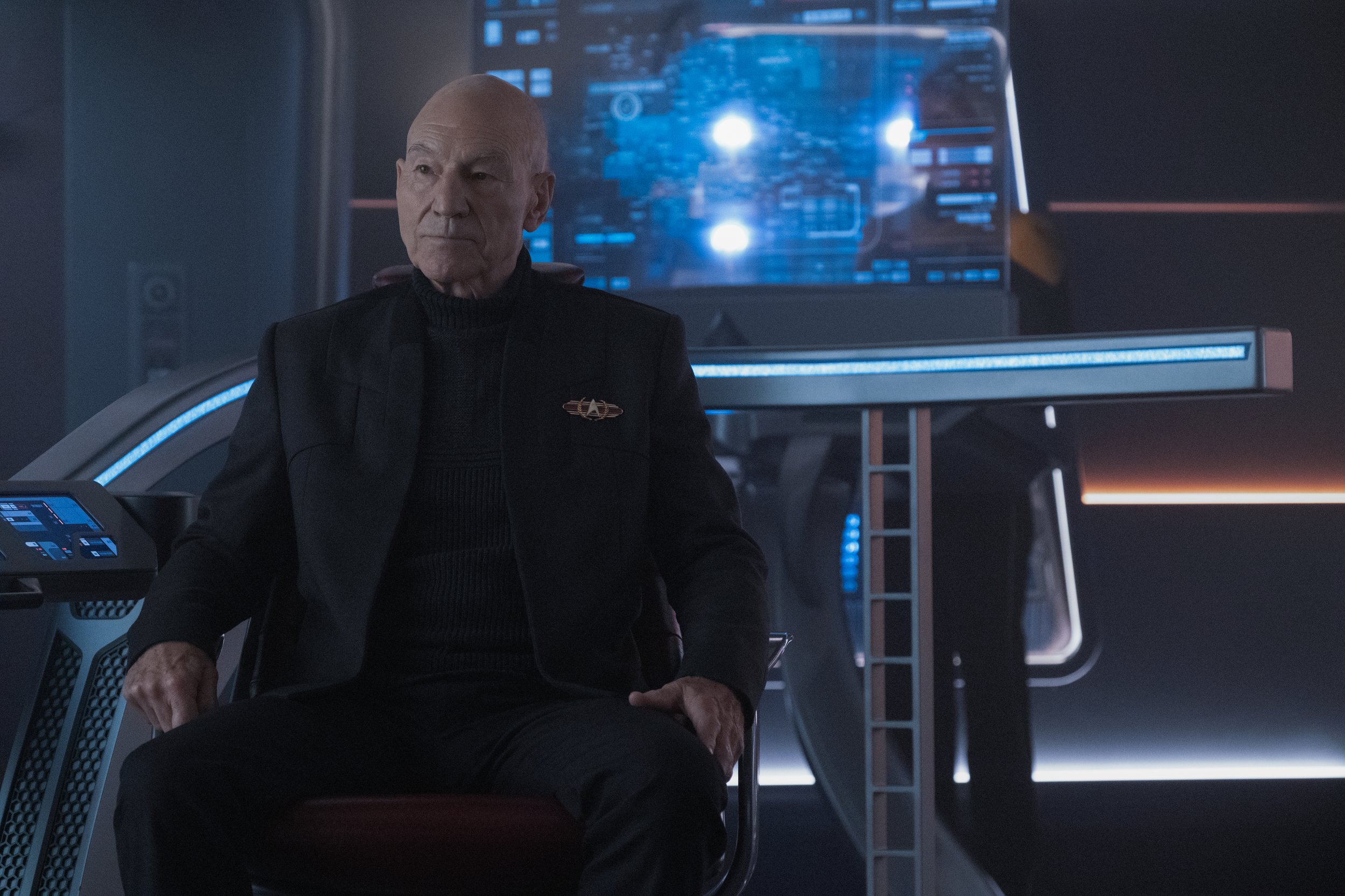  Patrick Stewart  as Picard.  Image: Trae Patton/Paramount+.  