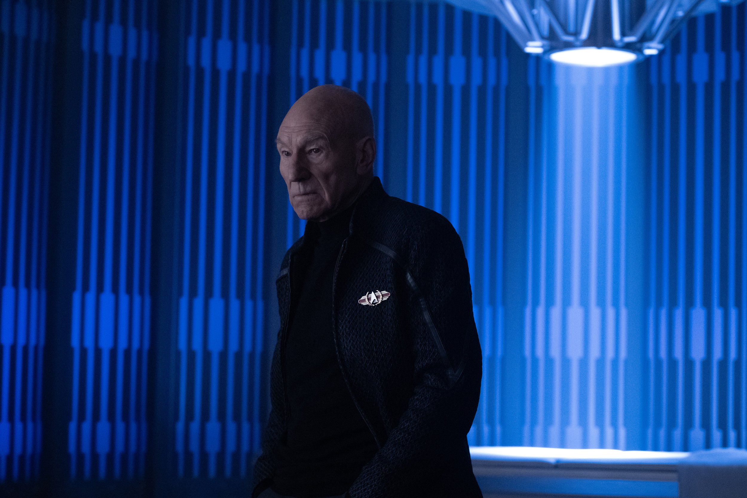   Patrick Stewart  as Picard.  Photo Credit: Trae Patton/Paramount+.  